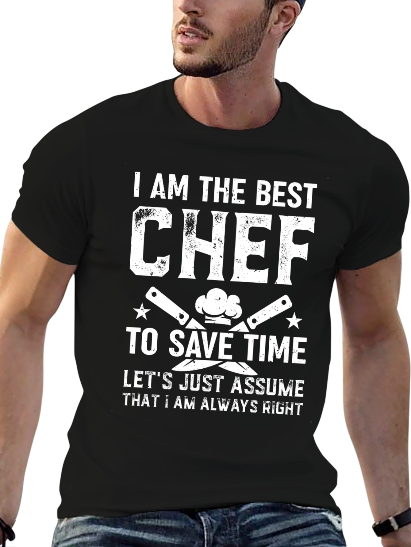 Best Chef Graphic T-Shirt - Funny Foodie Tee