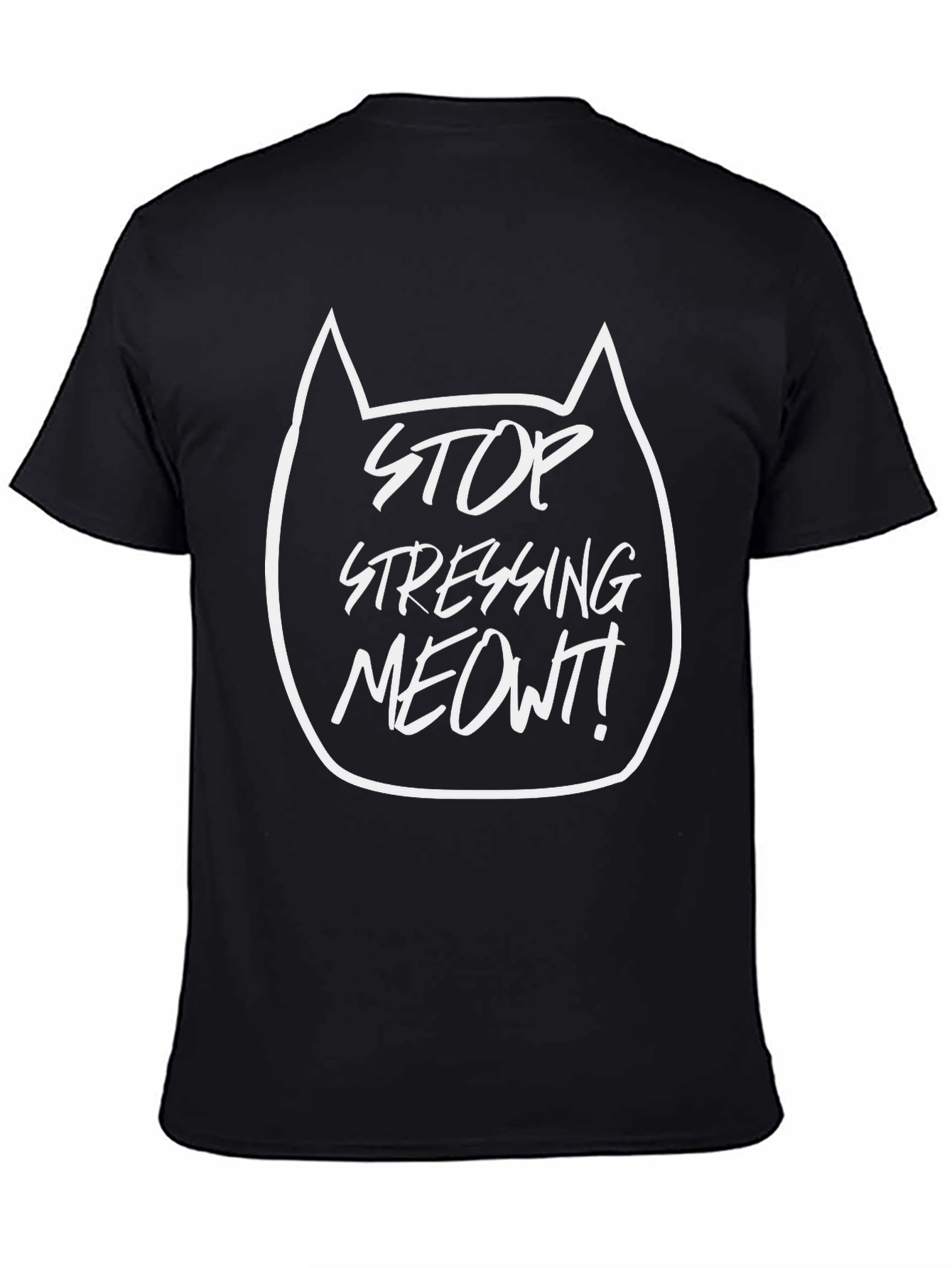 Stop Stressing Meowt! T-Shirt - Cat Lover Tee