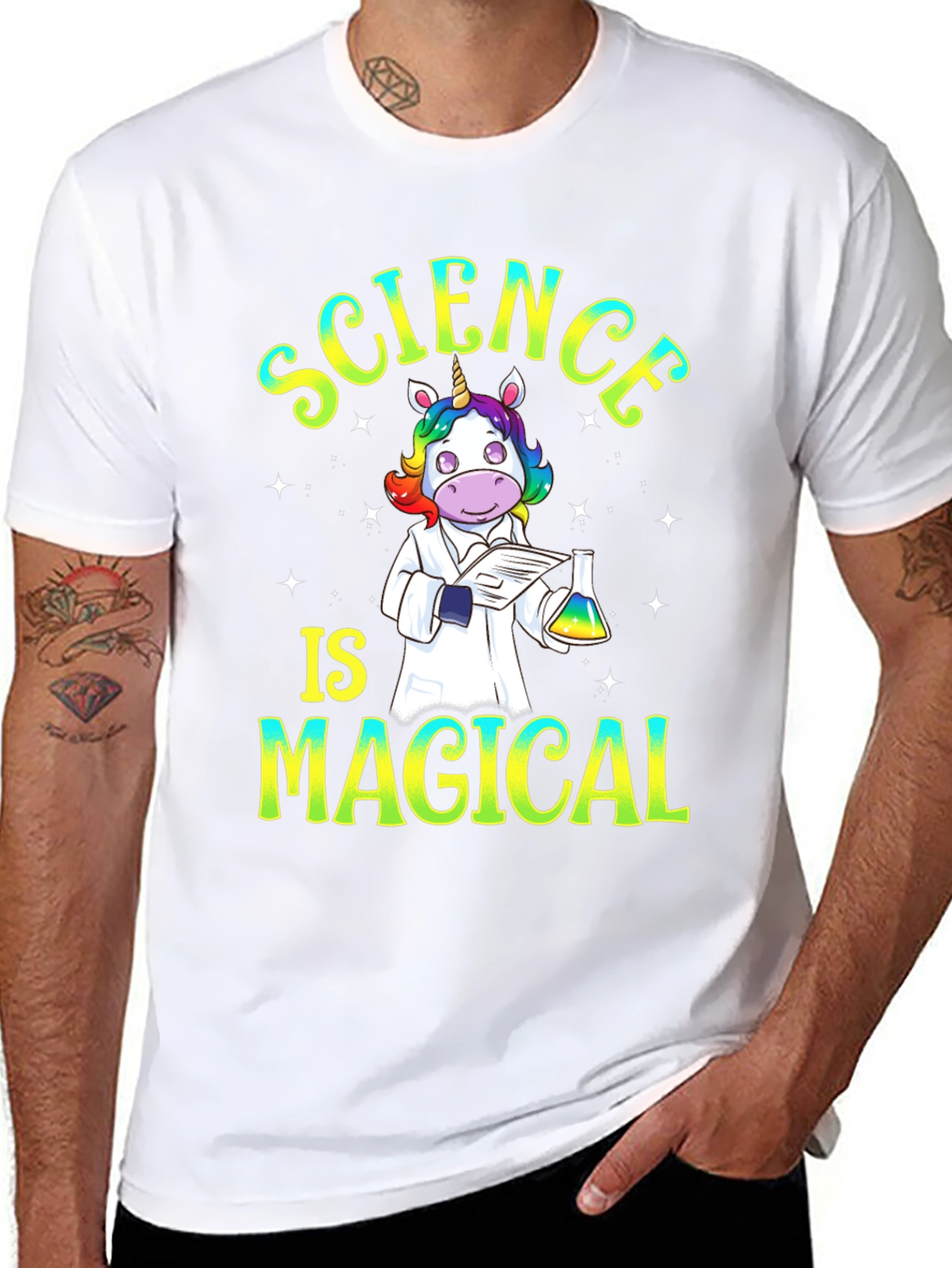 Science is Magical Unicorn T-Shirt