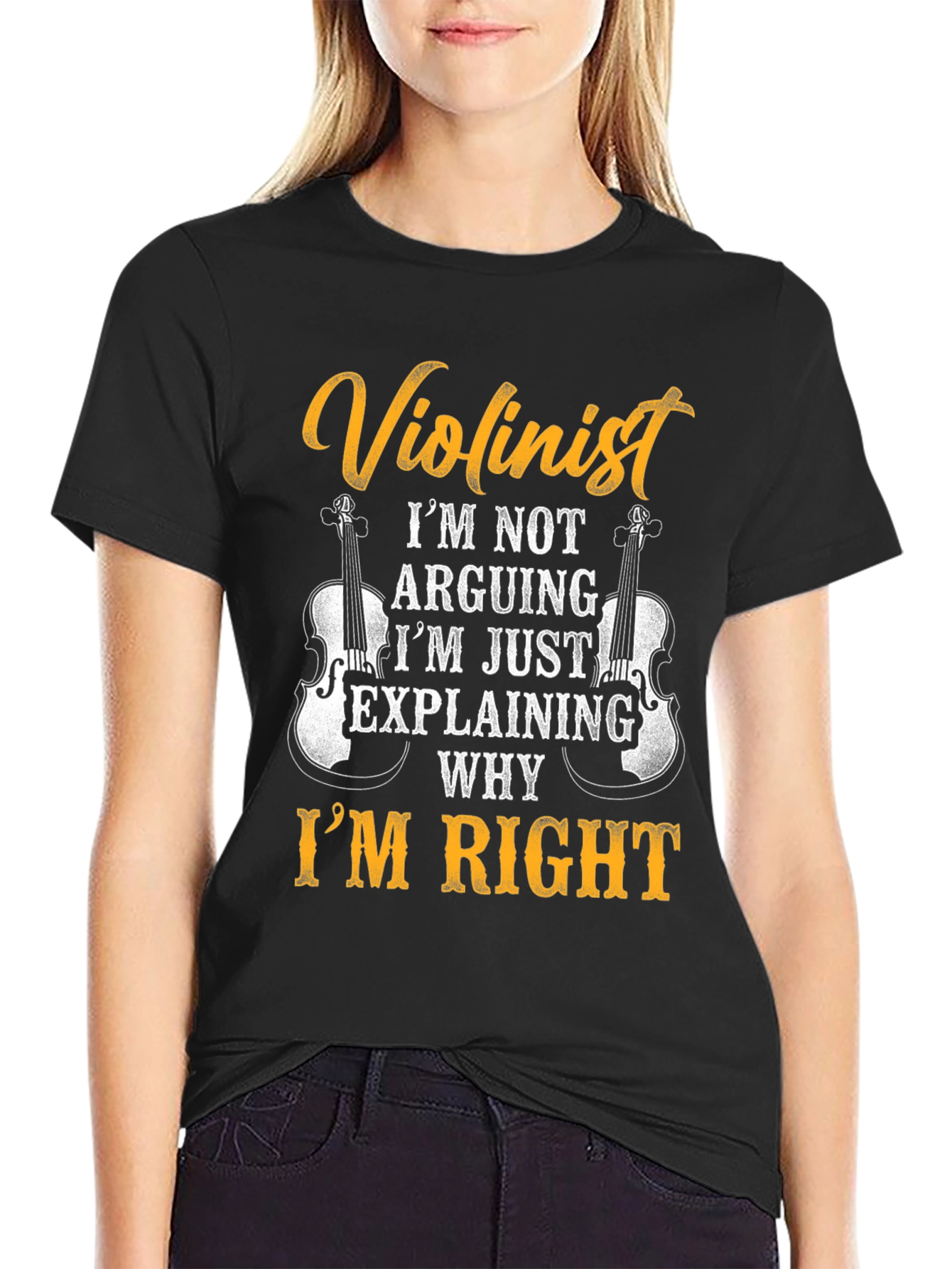 Violinist T-Shirt - Im Not Arguing Im Explaining