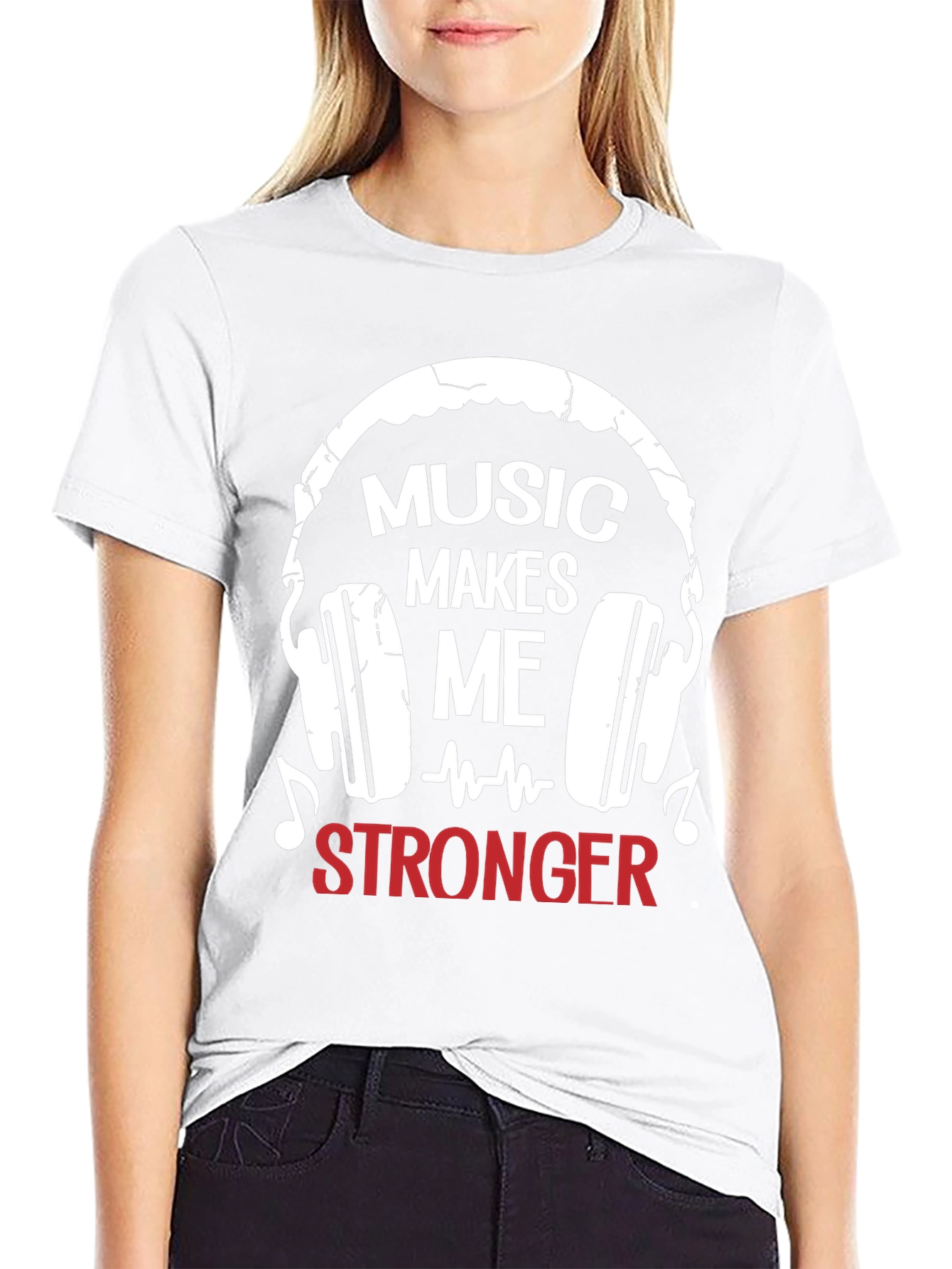 Music Makes Me Stronger Graphic Tee