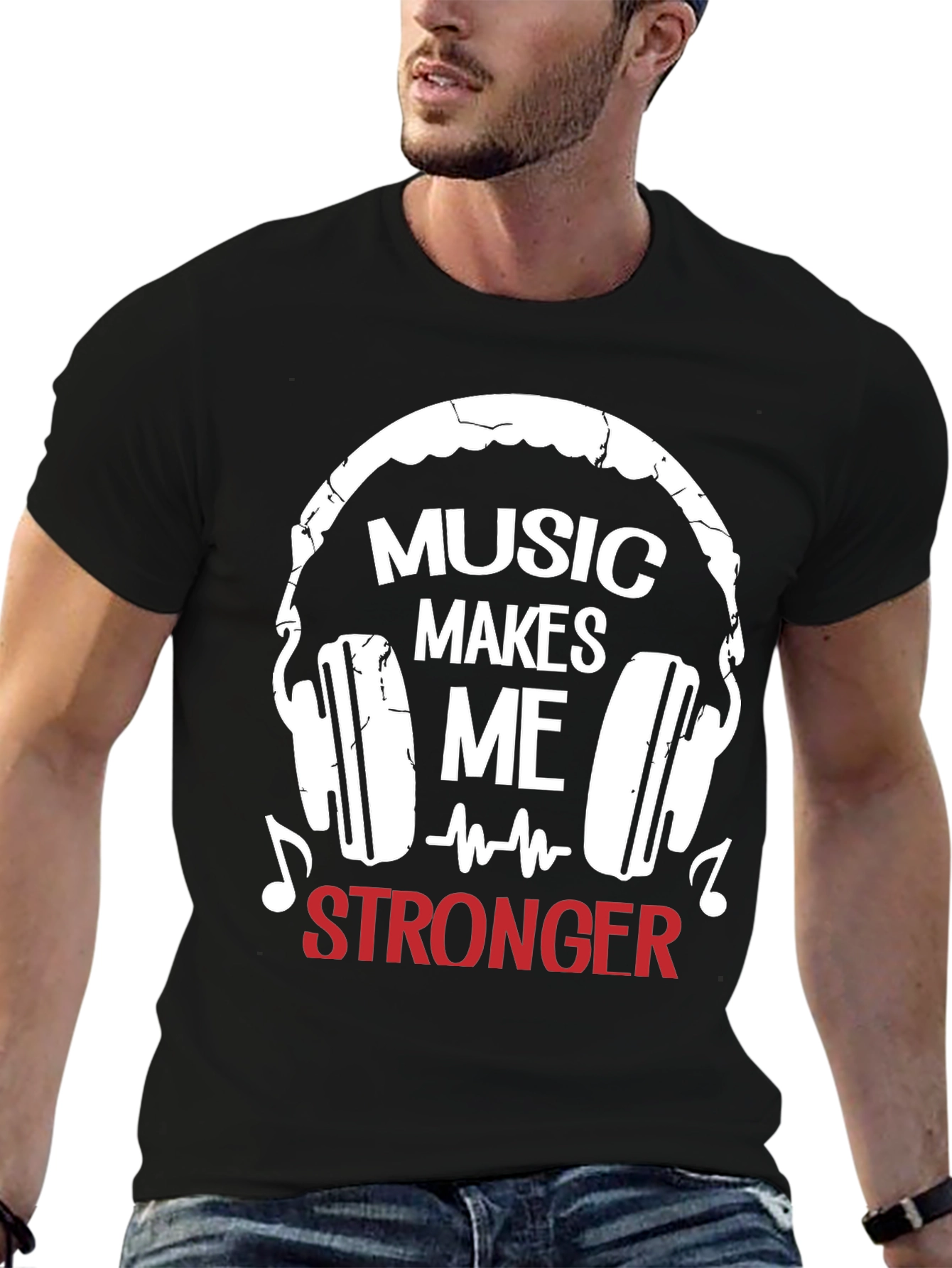 Music Makes Me Stronger Graphic Tee