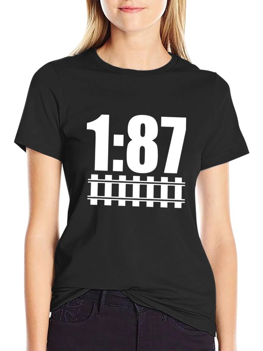 1:87 Scale Train Railroad Enthusiast T-Shirt