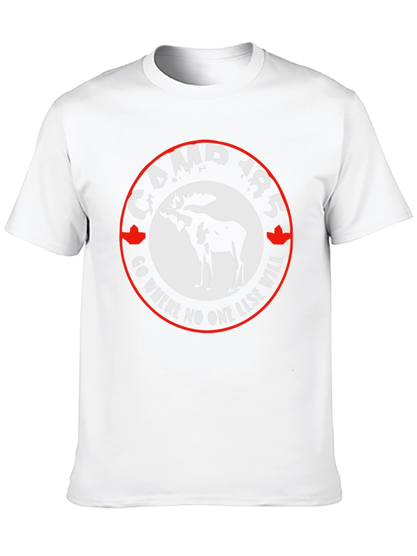 Camp 185 Graphic T-Shirt - Moose Design