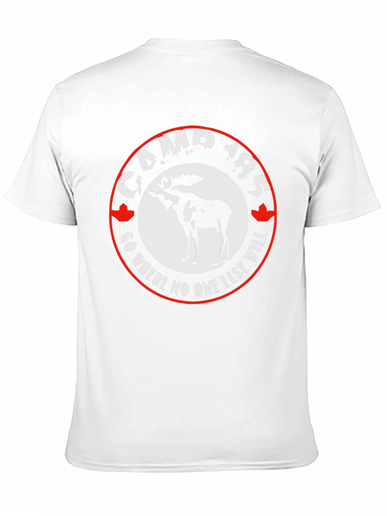 Camp 185 Graphic T-Shirt - Moose Design