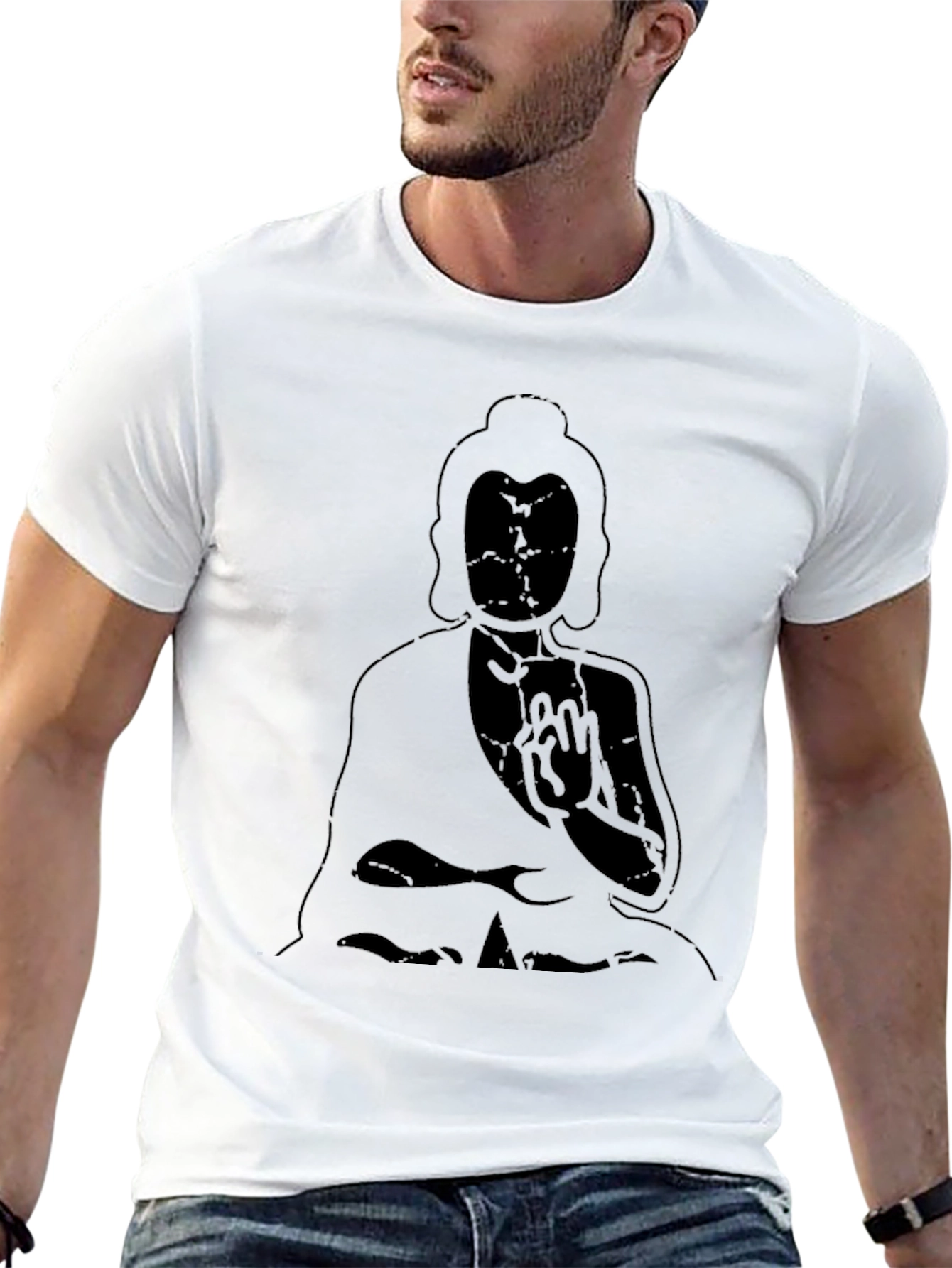 Buddha Graphic T-Shirt - Casual Zen Style