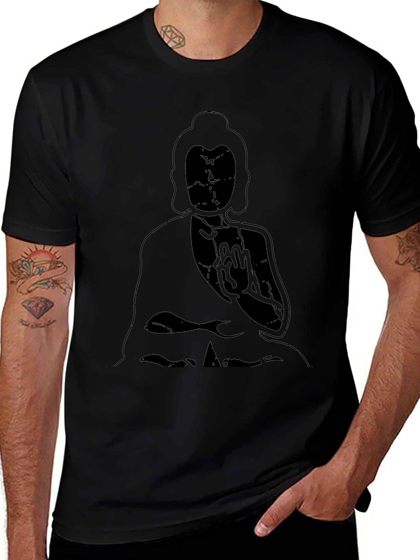Buddha Graphic T-Shirt - Casual Zen Style