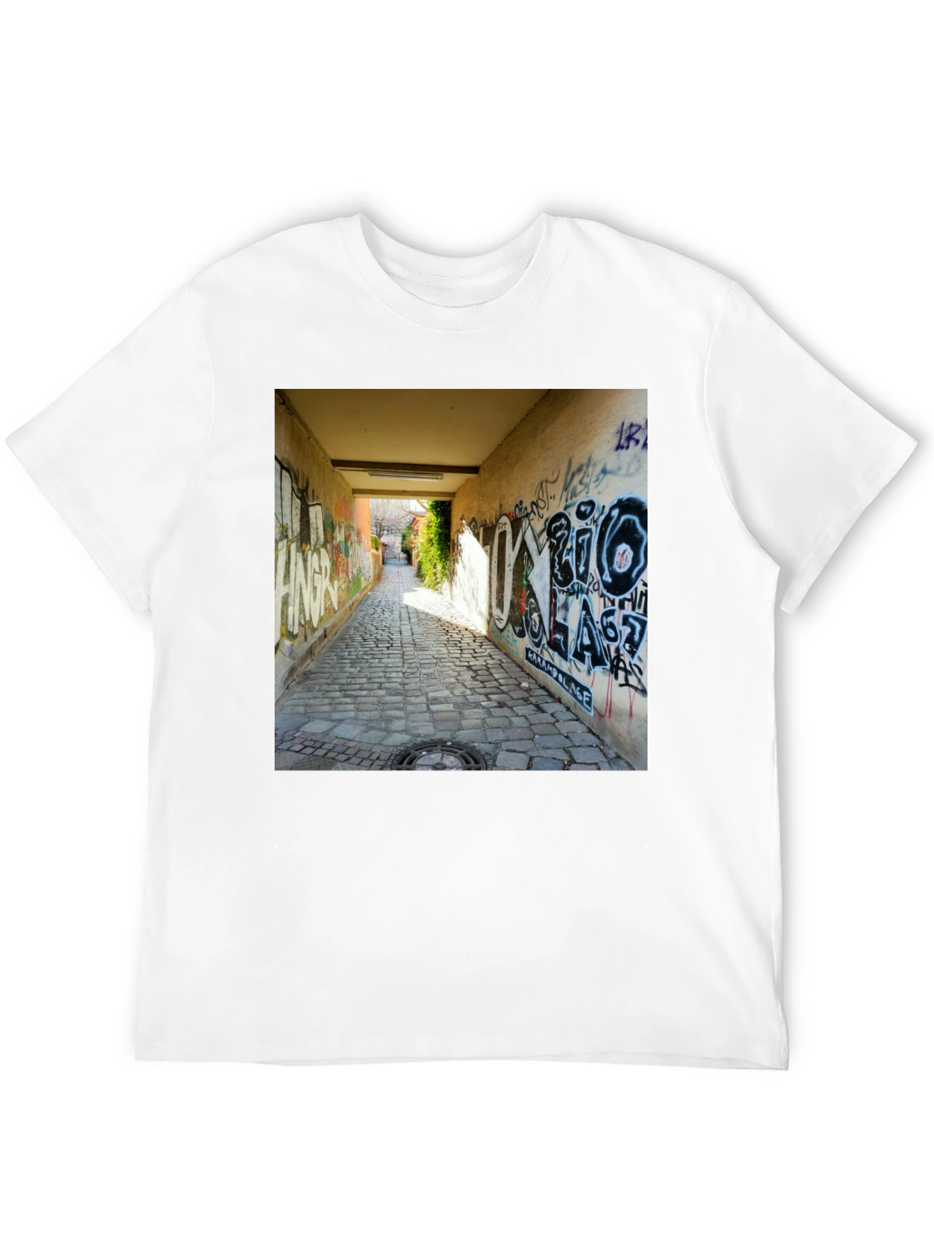 Urban Alleyway Graffiti T-Shirt