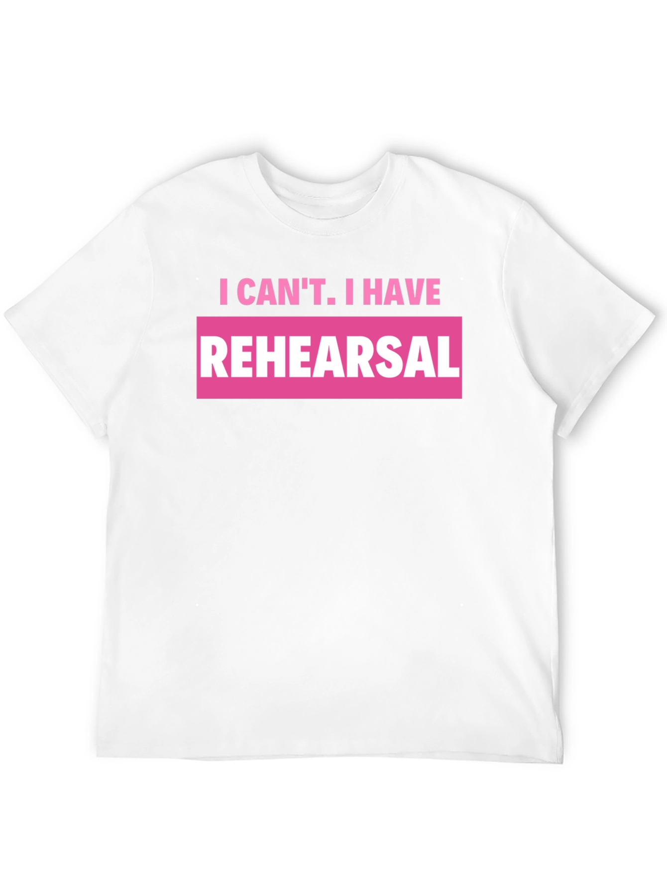 Rehearsal Graphic T-Shirt - Black Crew Neck Tee
