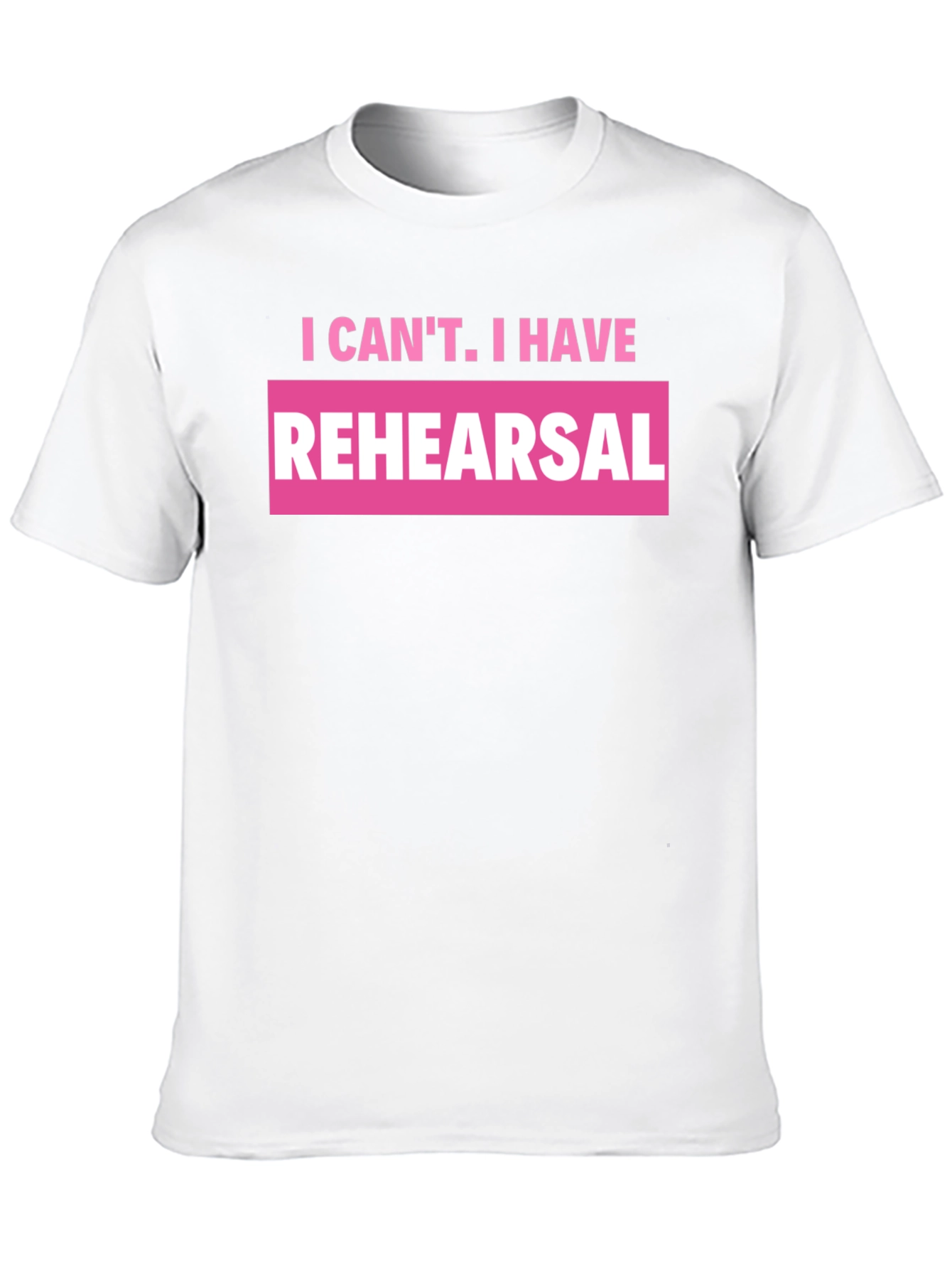 Rehearsal Graphic T-Shirt - Black Crew Neck Tee