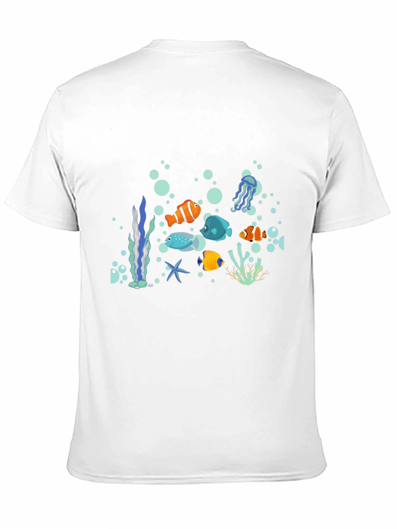 Ocean Life Graphic Print Tee