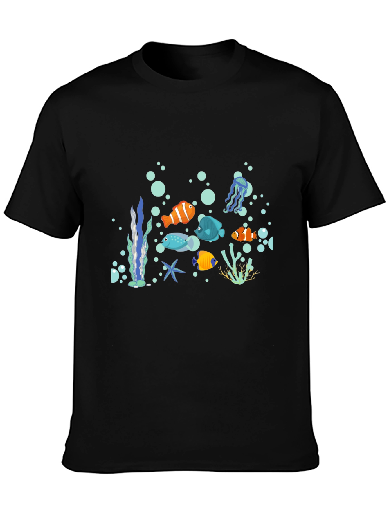 Ocean Life Graphic Print Tee