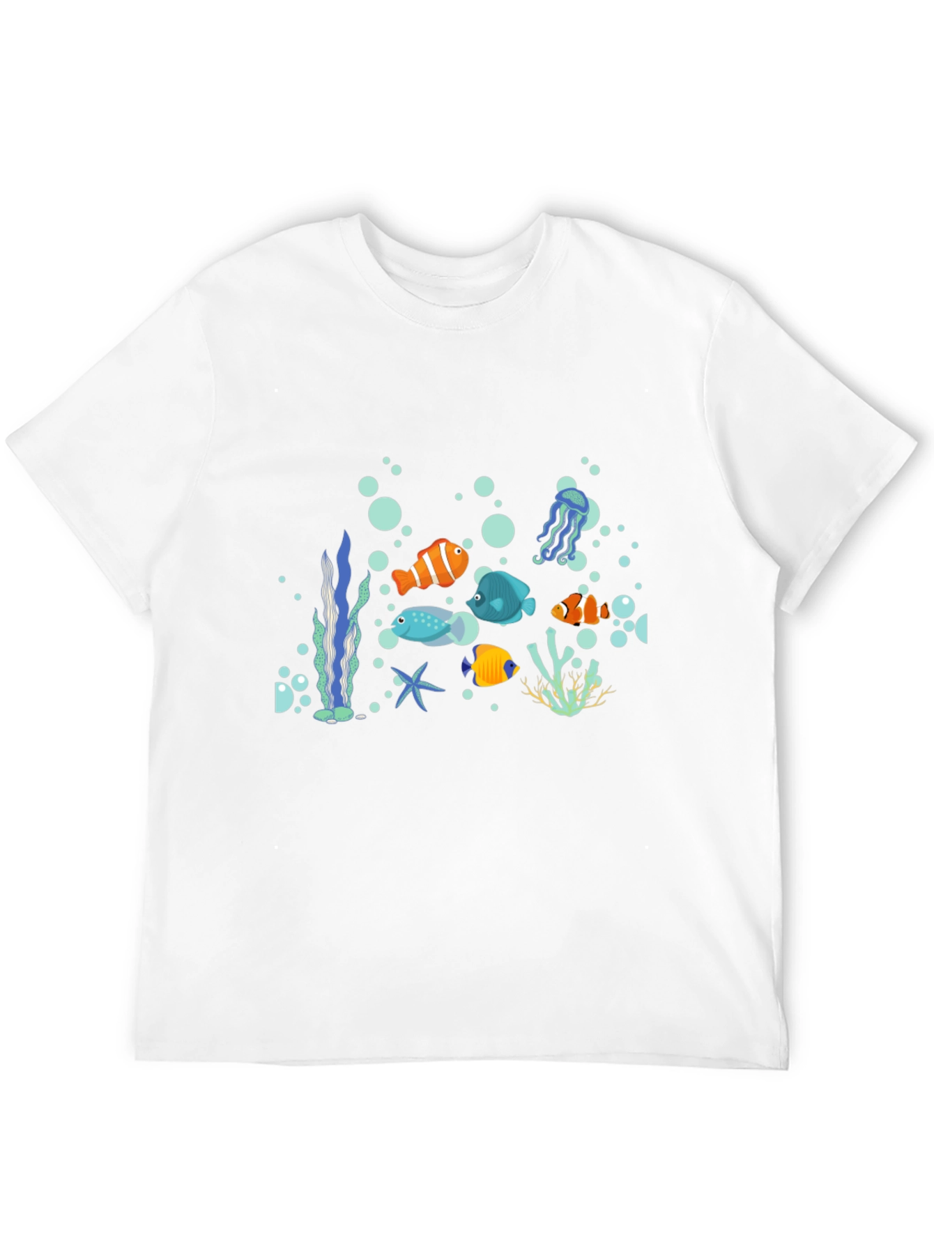 Ocean Life Graphic Print Tee