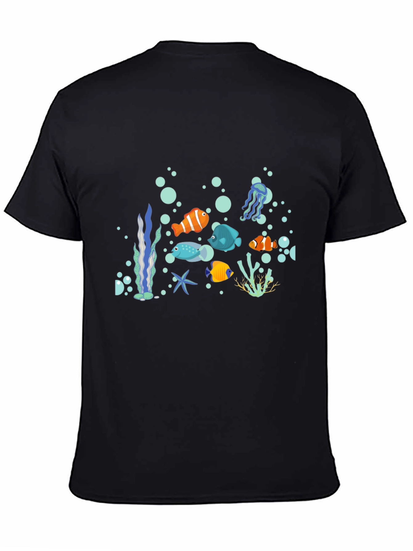 Ocean Life Graphic Print Tee
