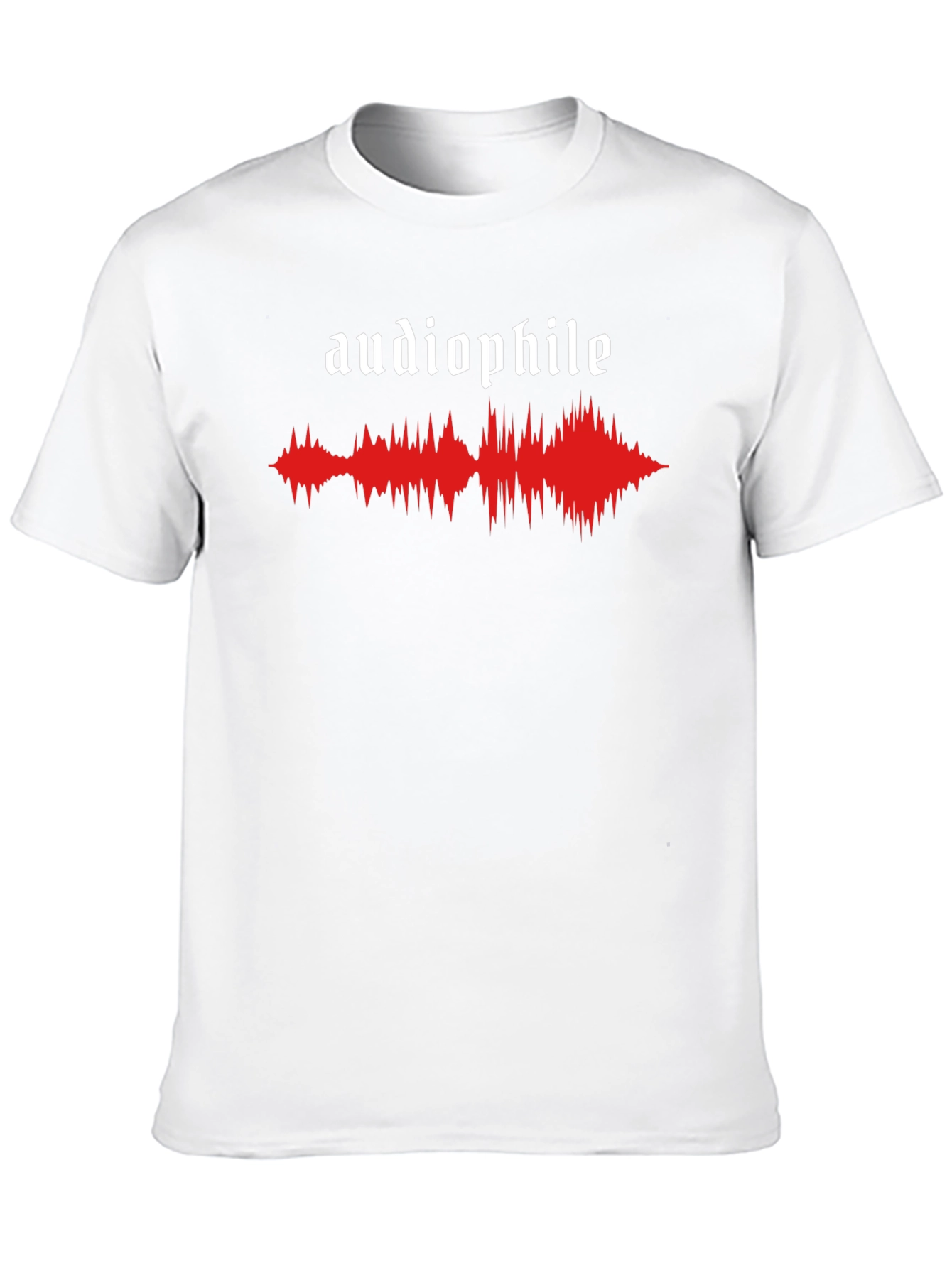 Audiophile Sound Wave Graphic T-Shirt