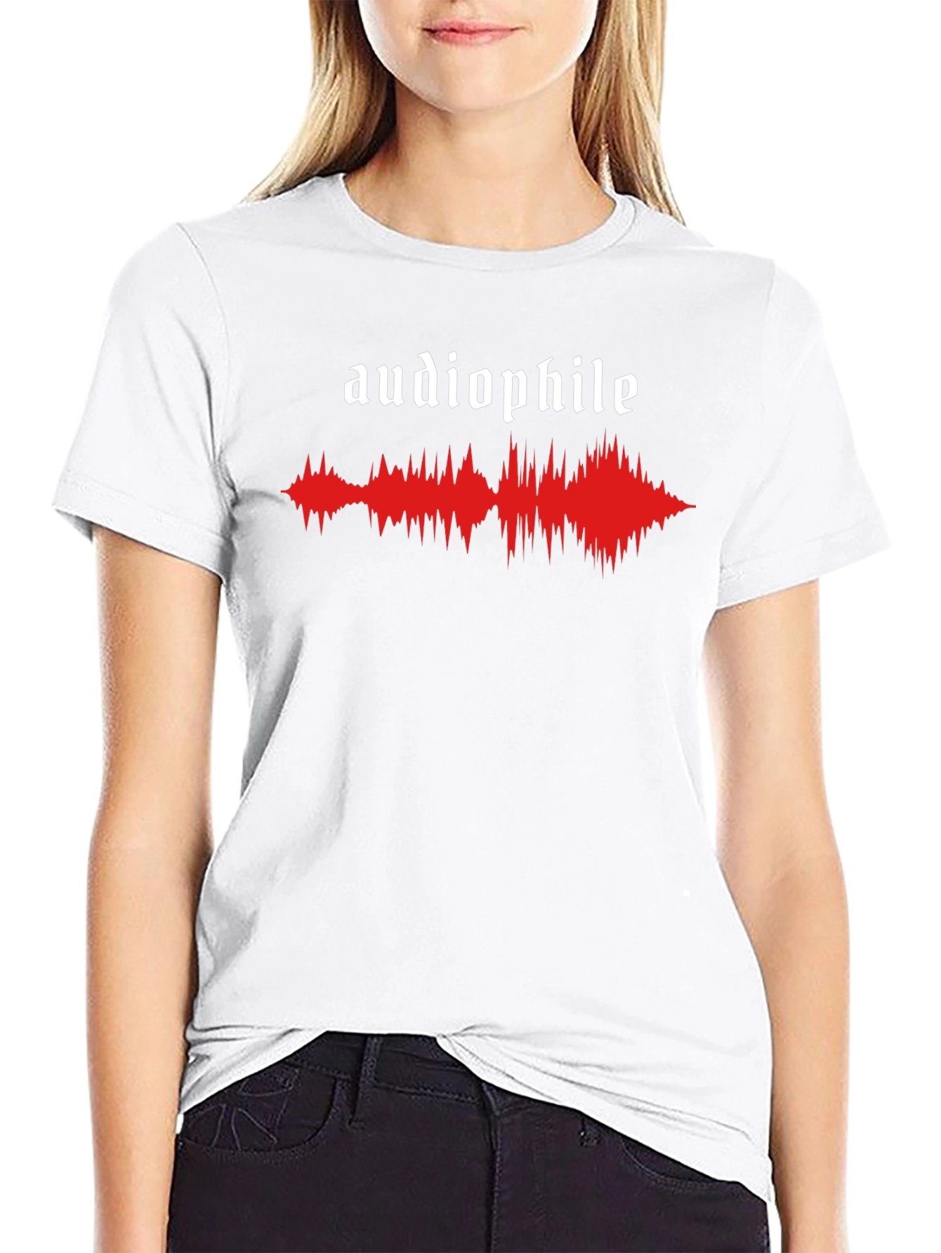 Audiophile Sound Wave Graphic T-Shirt