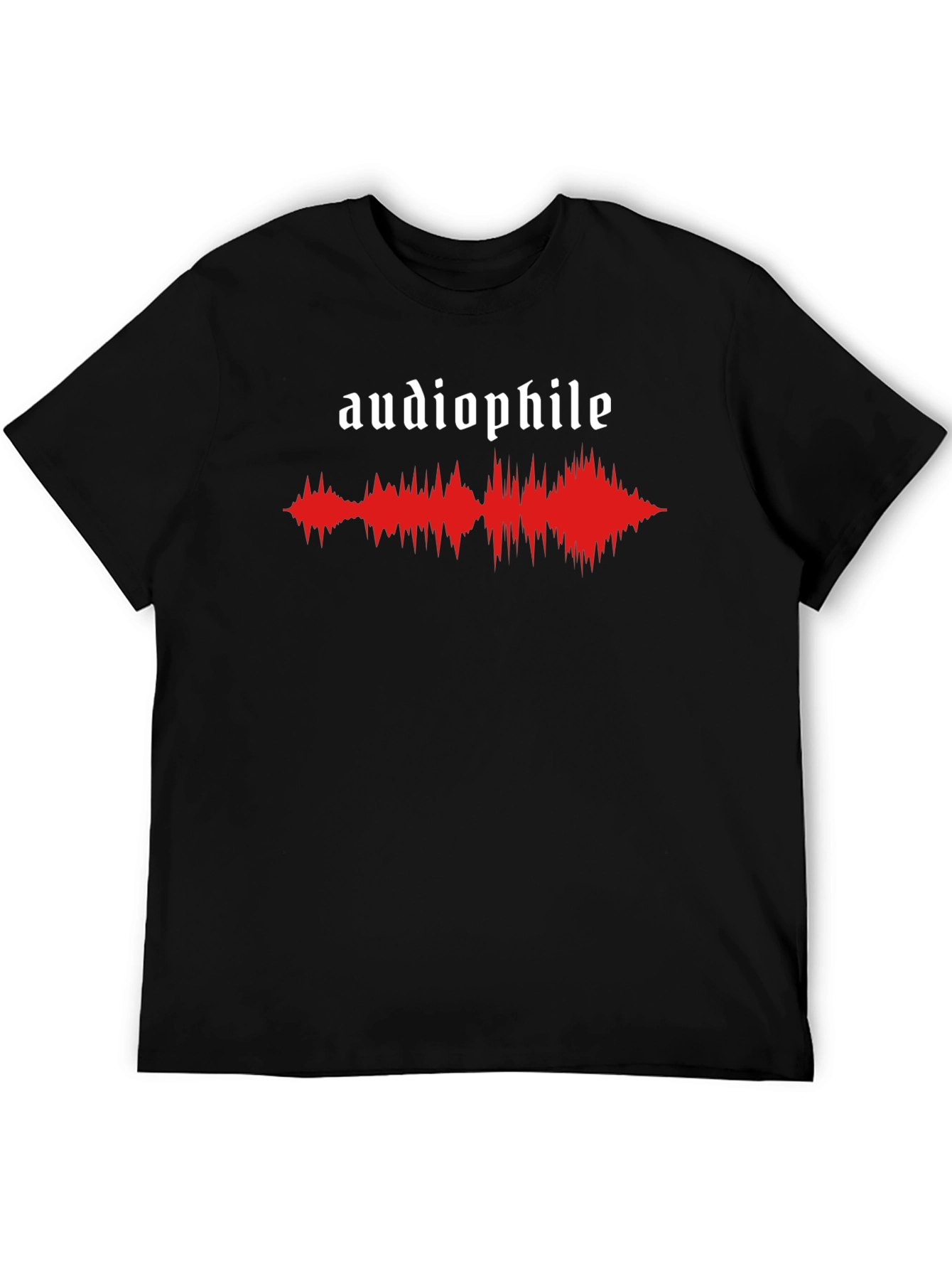 Audiophile Sound Wave Graphic T-Shirt