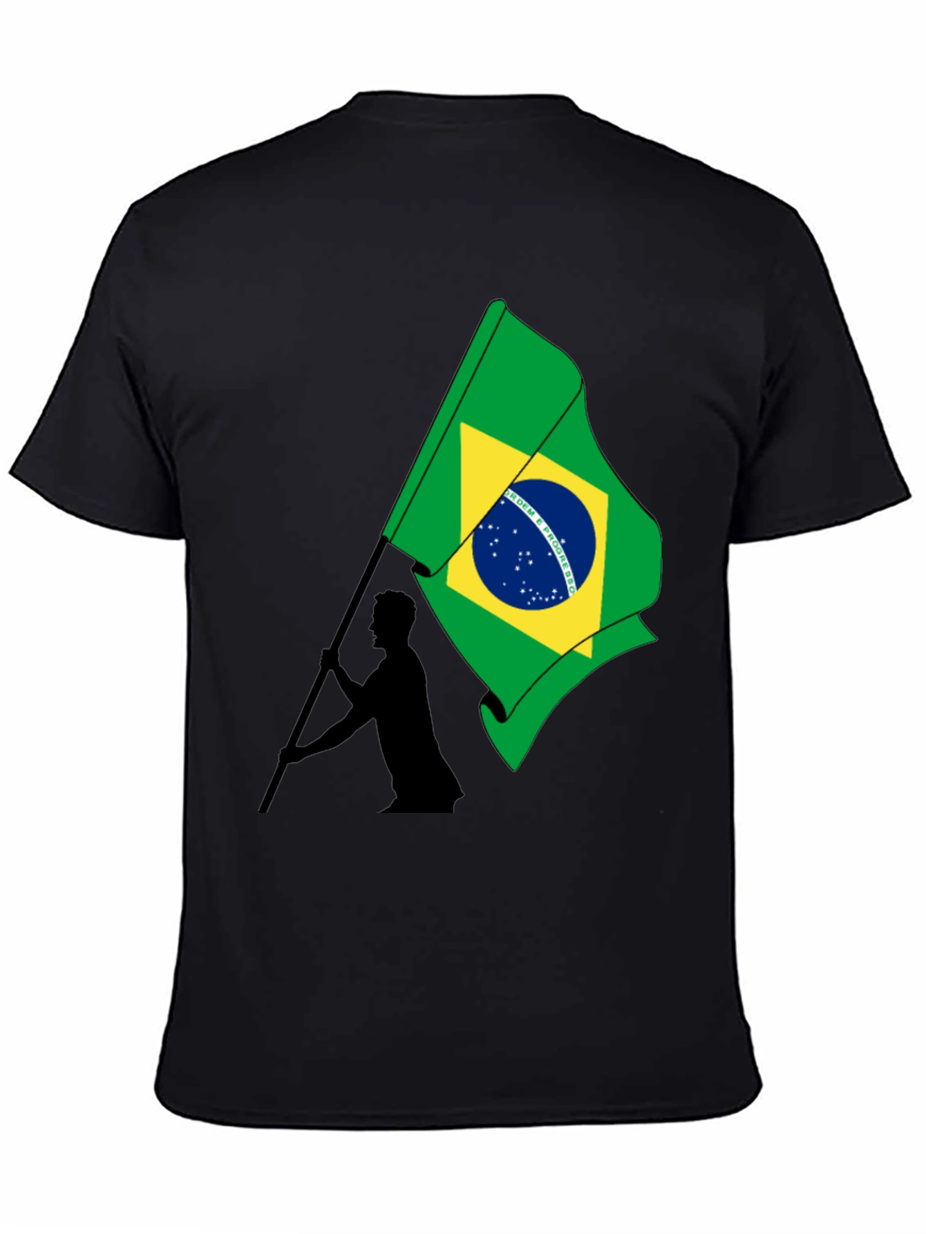 Brazil Flag Graphic T-Shirt - Menswear