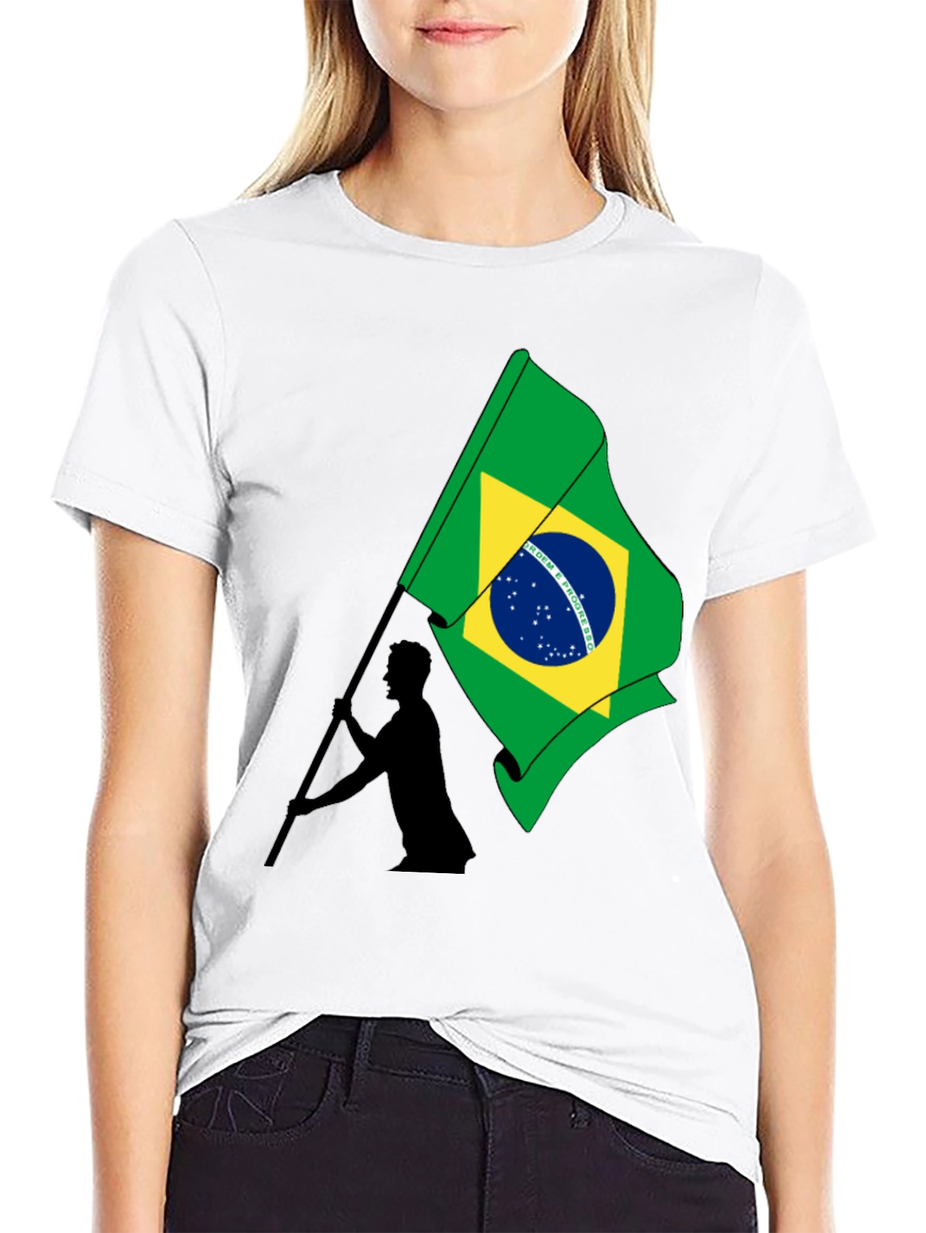 Brazil Flag Graphic T-Shirt - Menswear