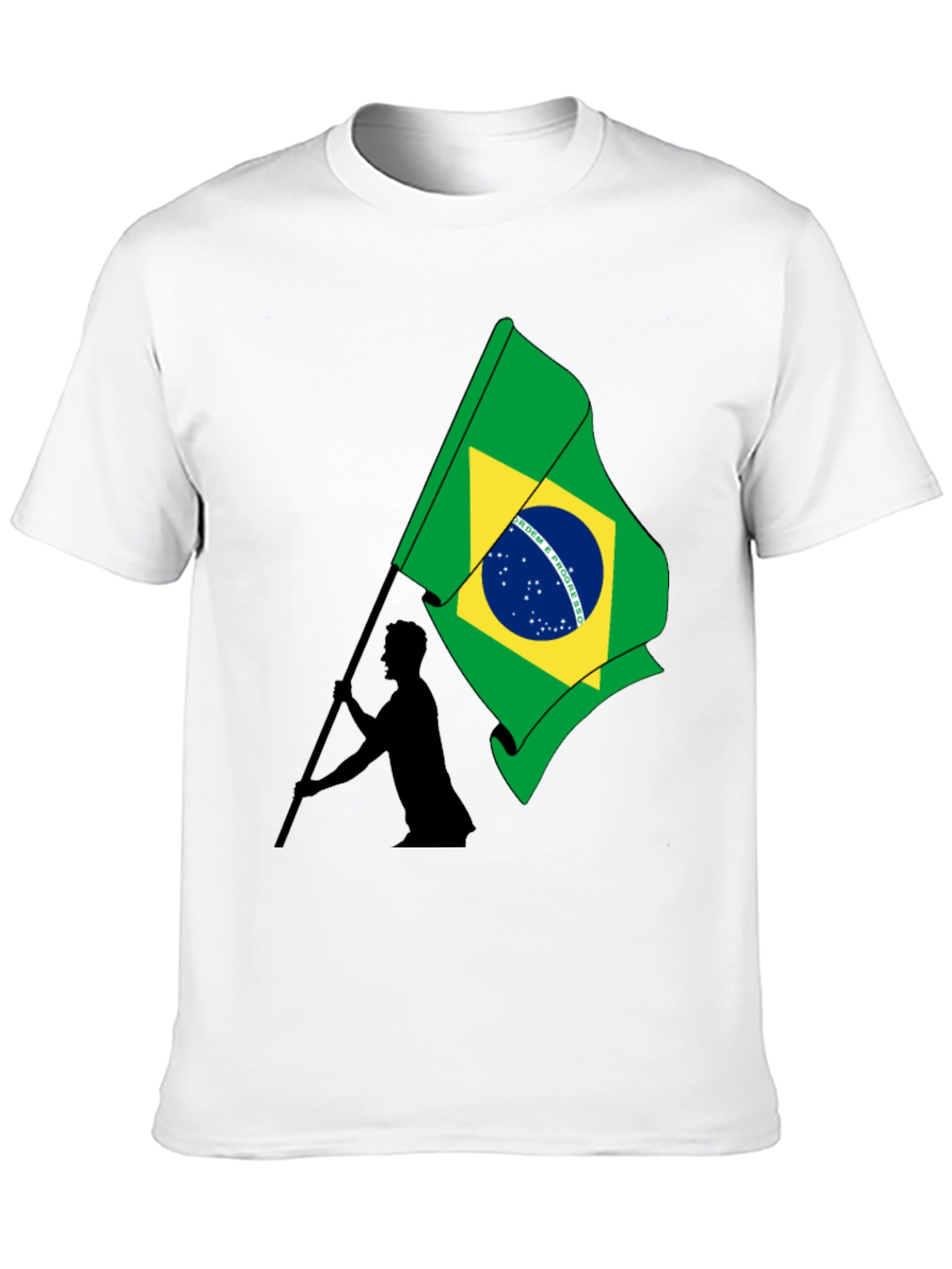 Brazil Flag Graphic T-Shirt - Menswear