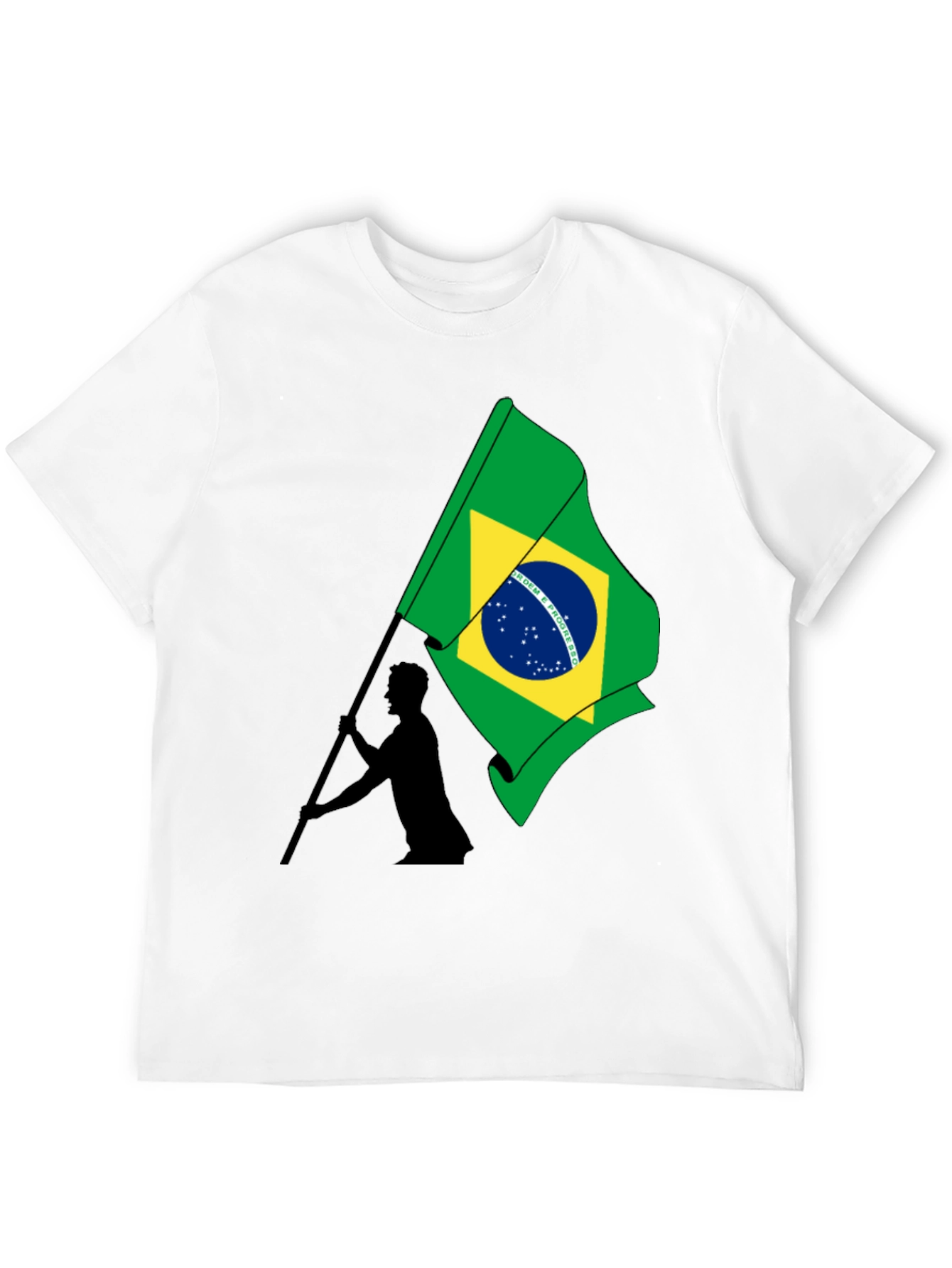 Brazil Flag Graphic T-Shirt - Menswear