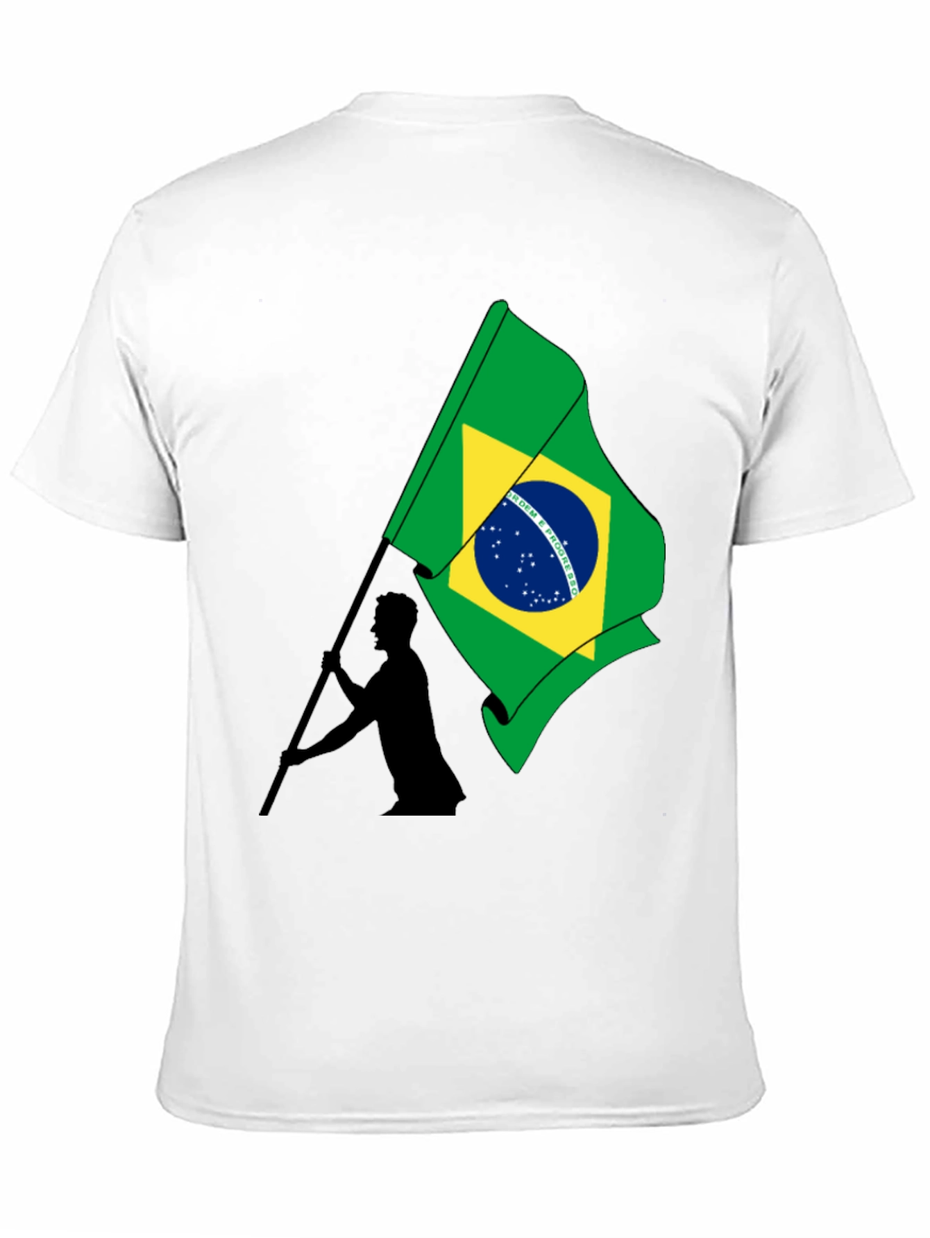 Brazil Flag Graphic T-Shirt - Menswear