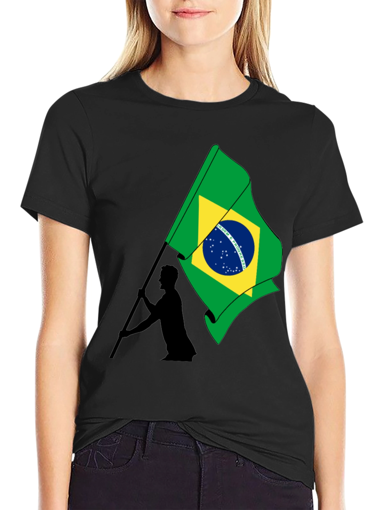 Brazil Flag Graphic T-Shirt - Menswear
