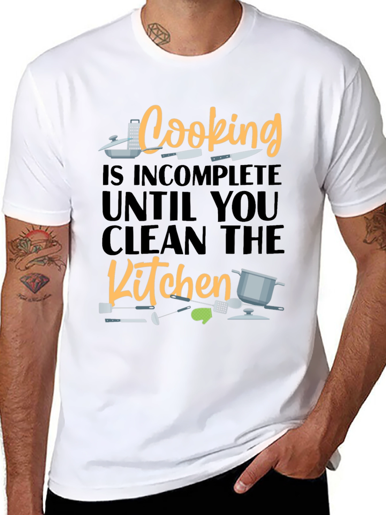 Cooking is Incomplete Until You Clean the Kitchen T-Shirt