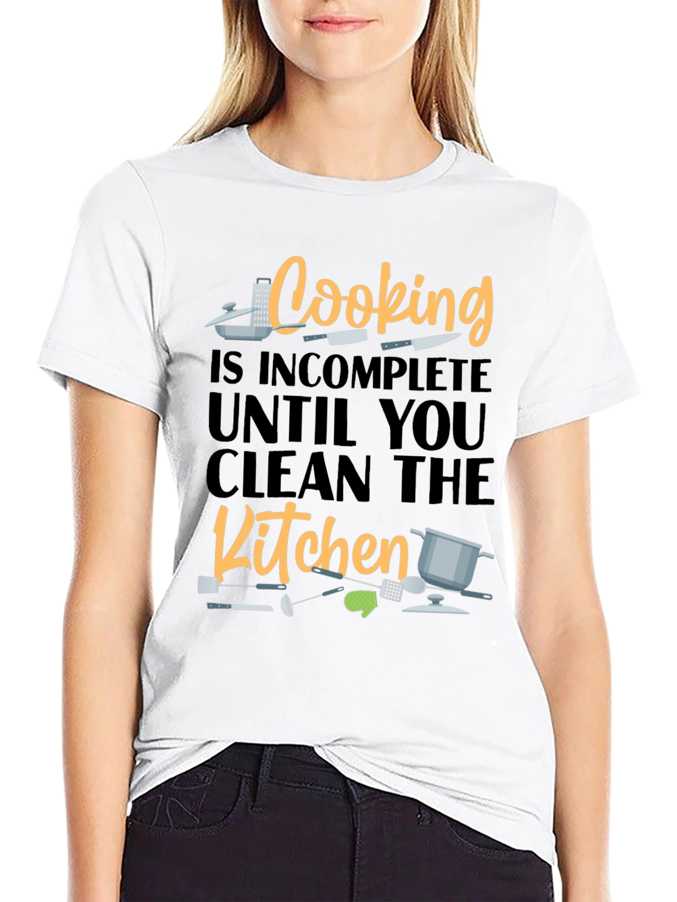 Cooking is Incomplete Until You Clean the Kitchen T-Shirt