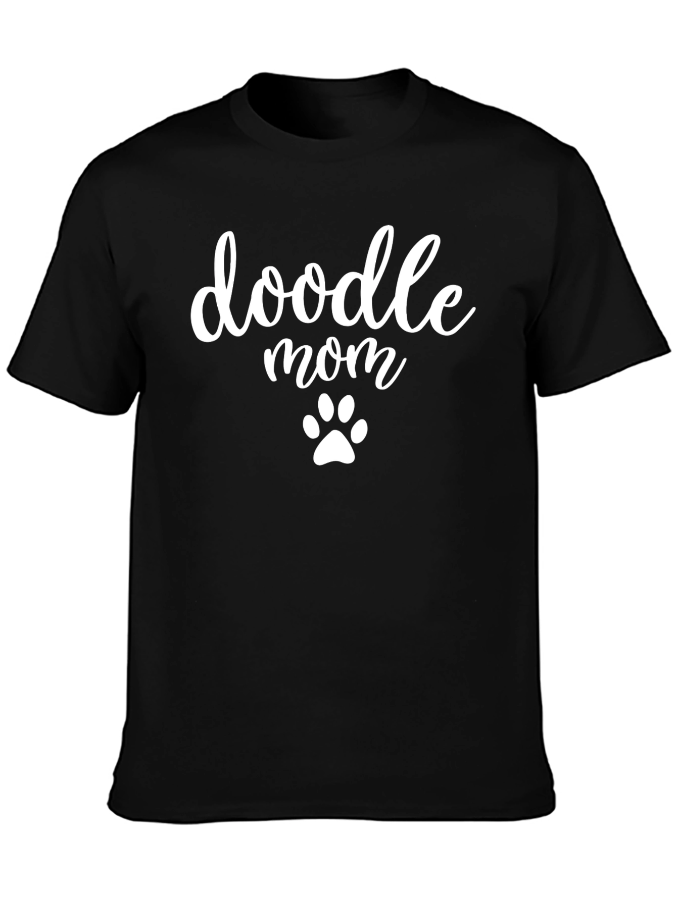 Doodle Mom Black T-Shirt
