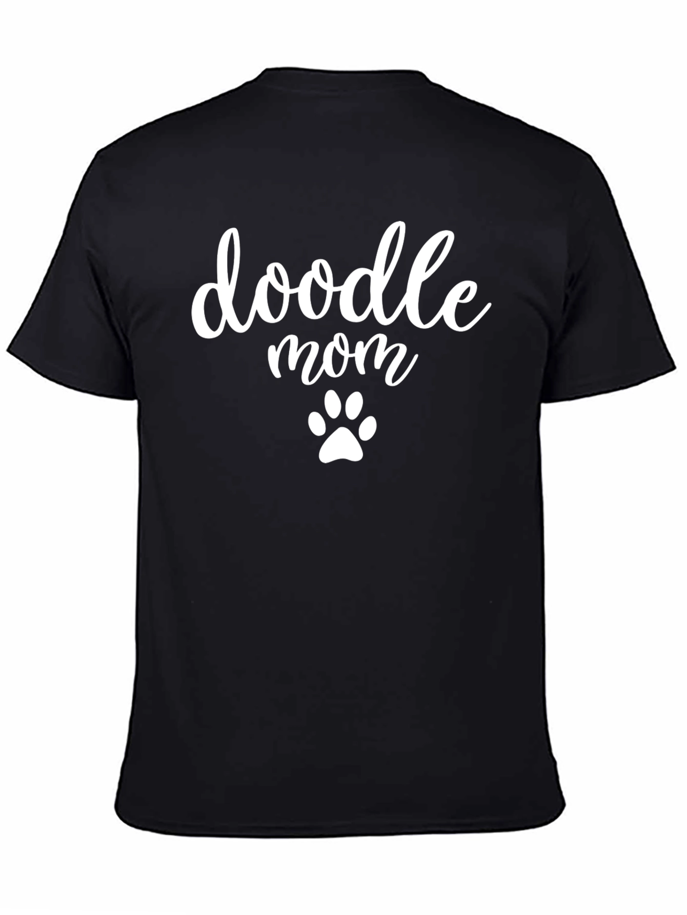 Doodle Mom Black T-Shirt