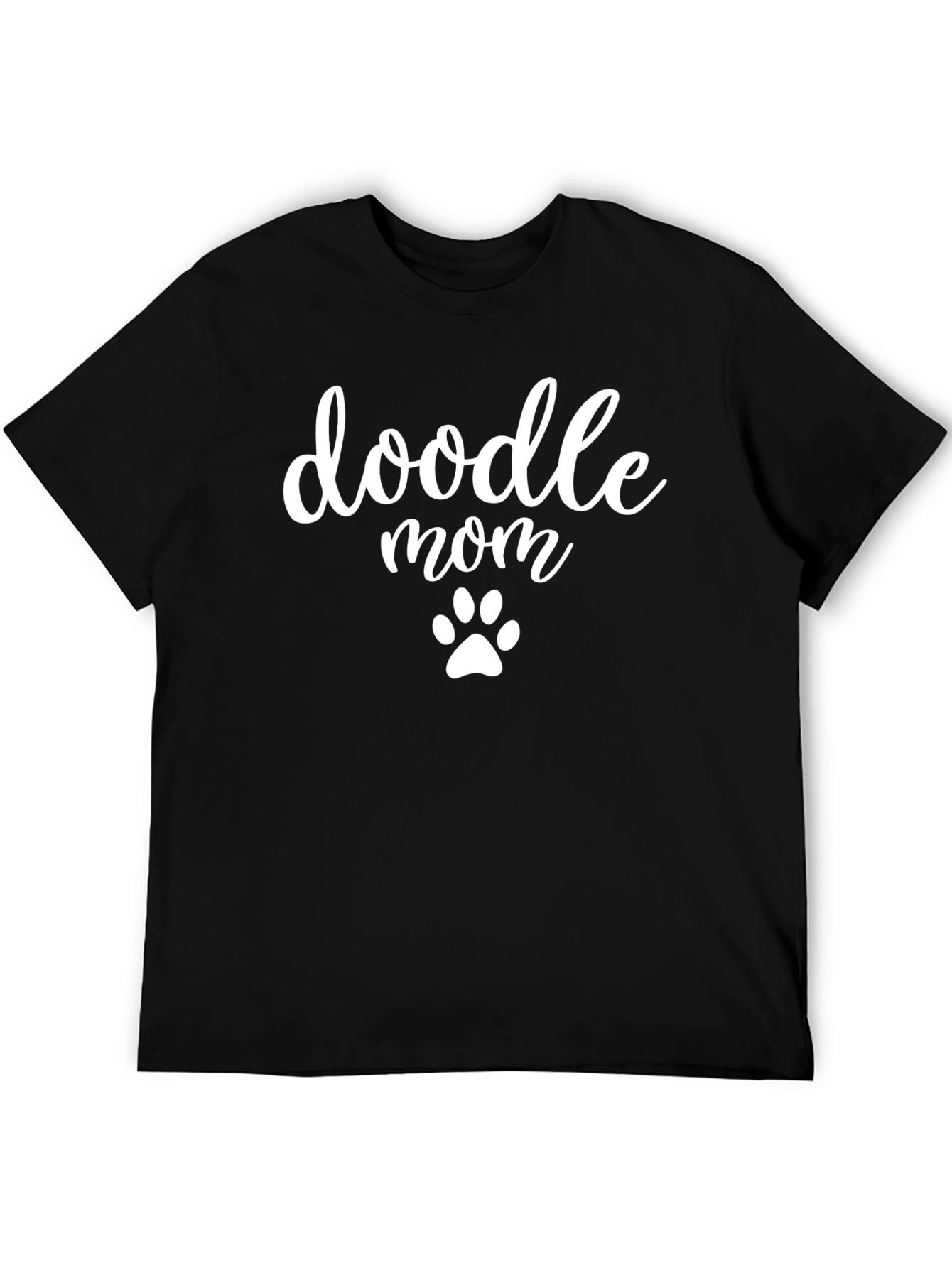 Doodle Mom Black T-Shirt