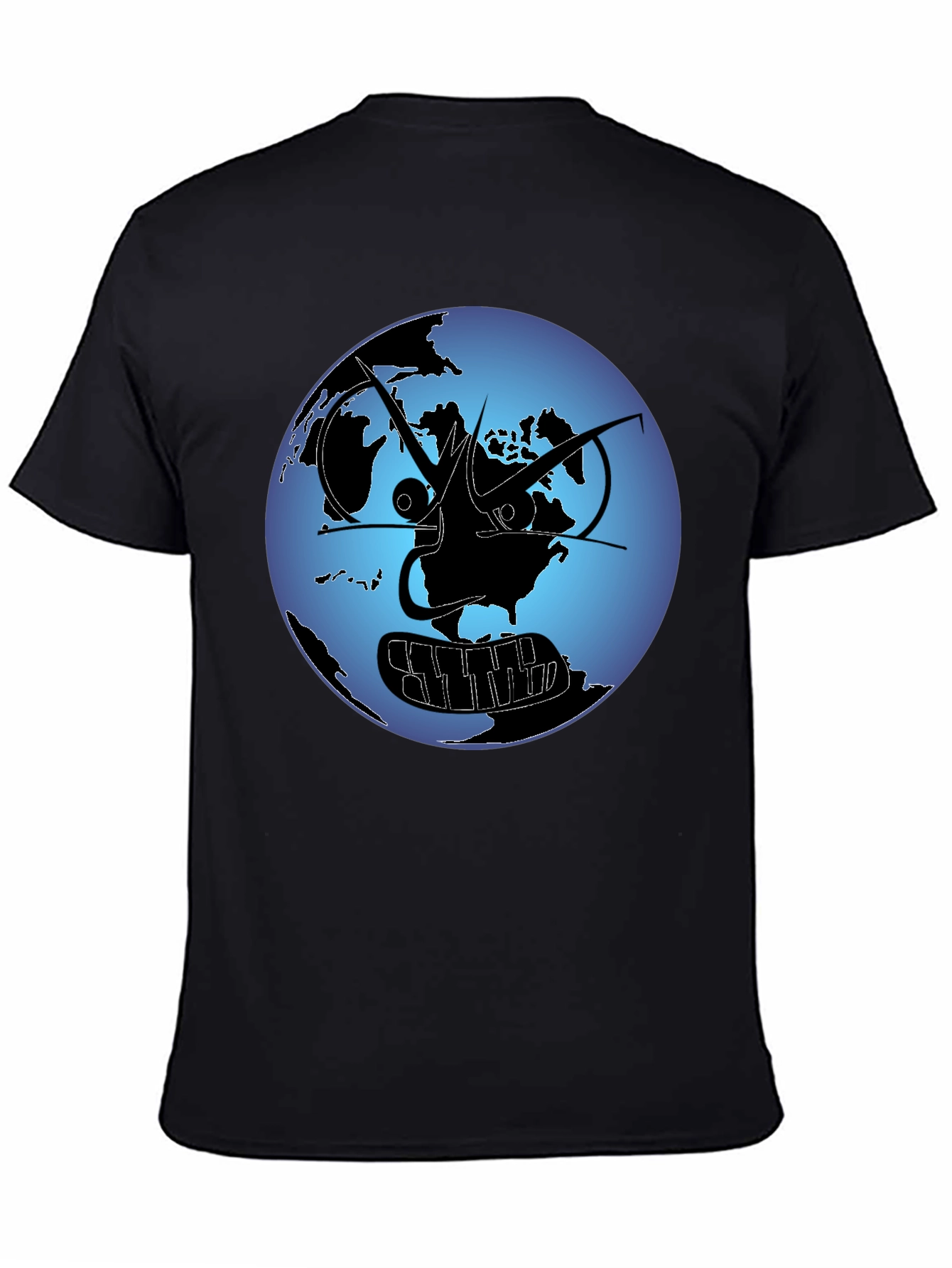 Abstract Earth Graphic T-Shirt