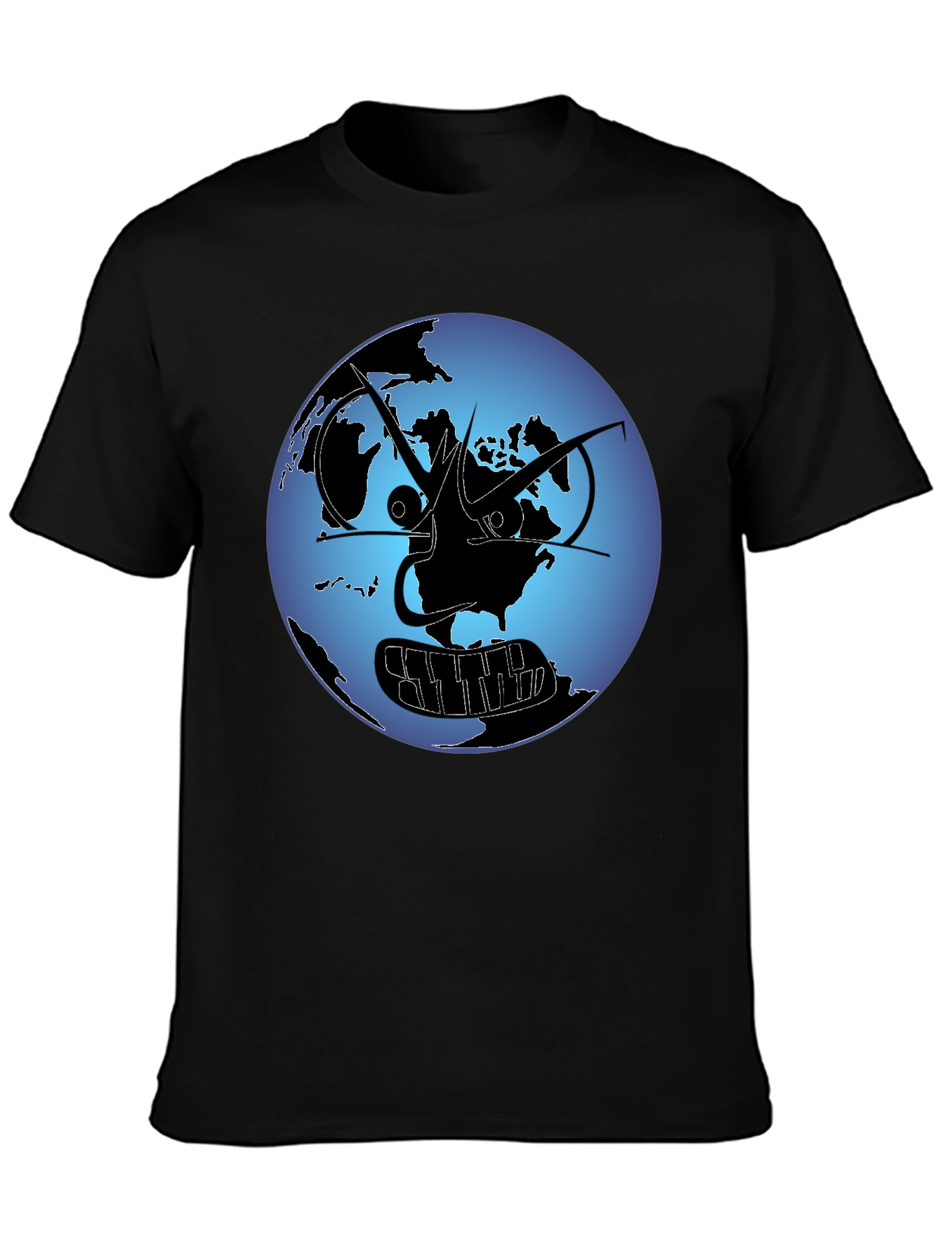 Abstract Earth Graphic T-Shirt