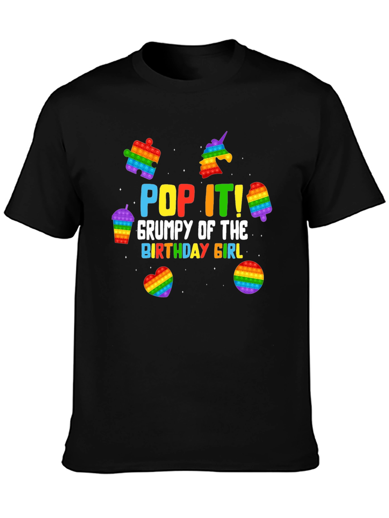 Pop It Birthday Girl Graphic Tee