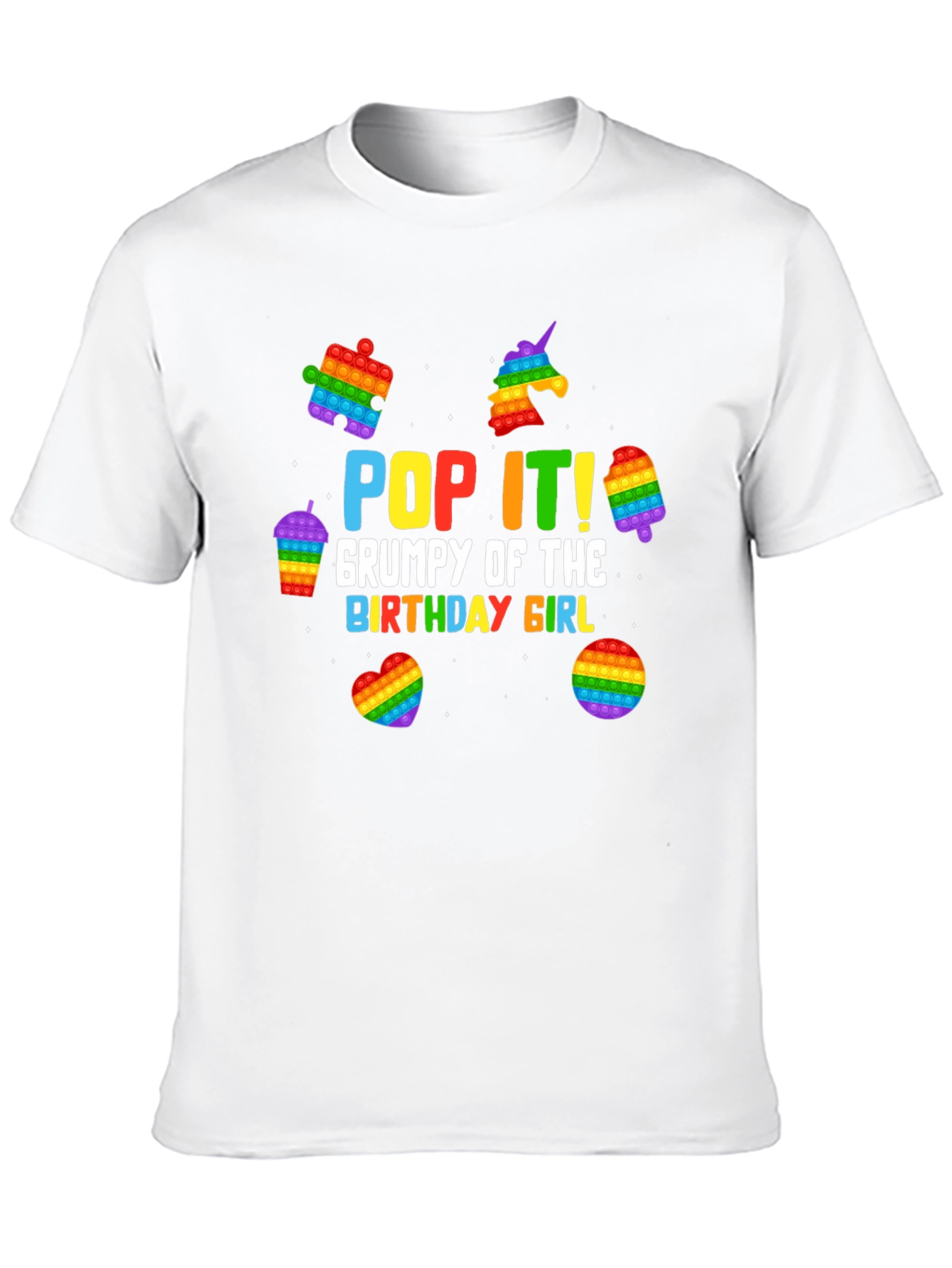 Pop It Birthday Girl Graphic Tee