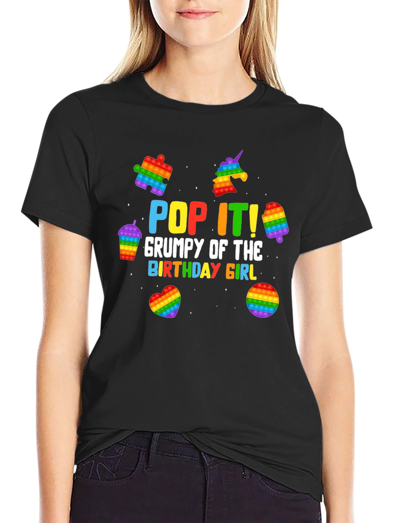 Pop It Birthday Girl Graphic Tee