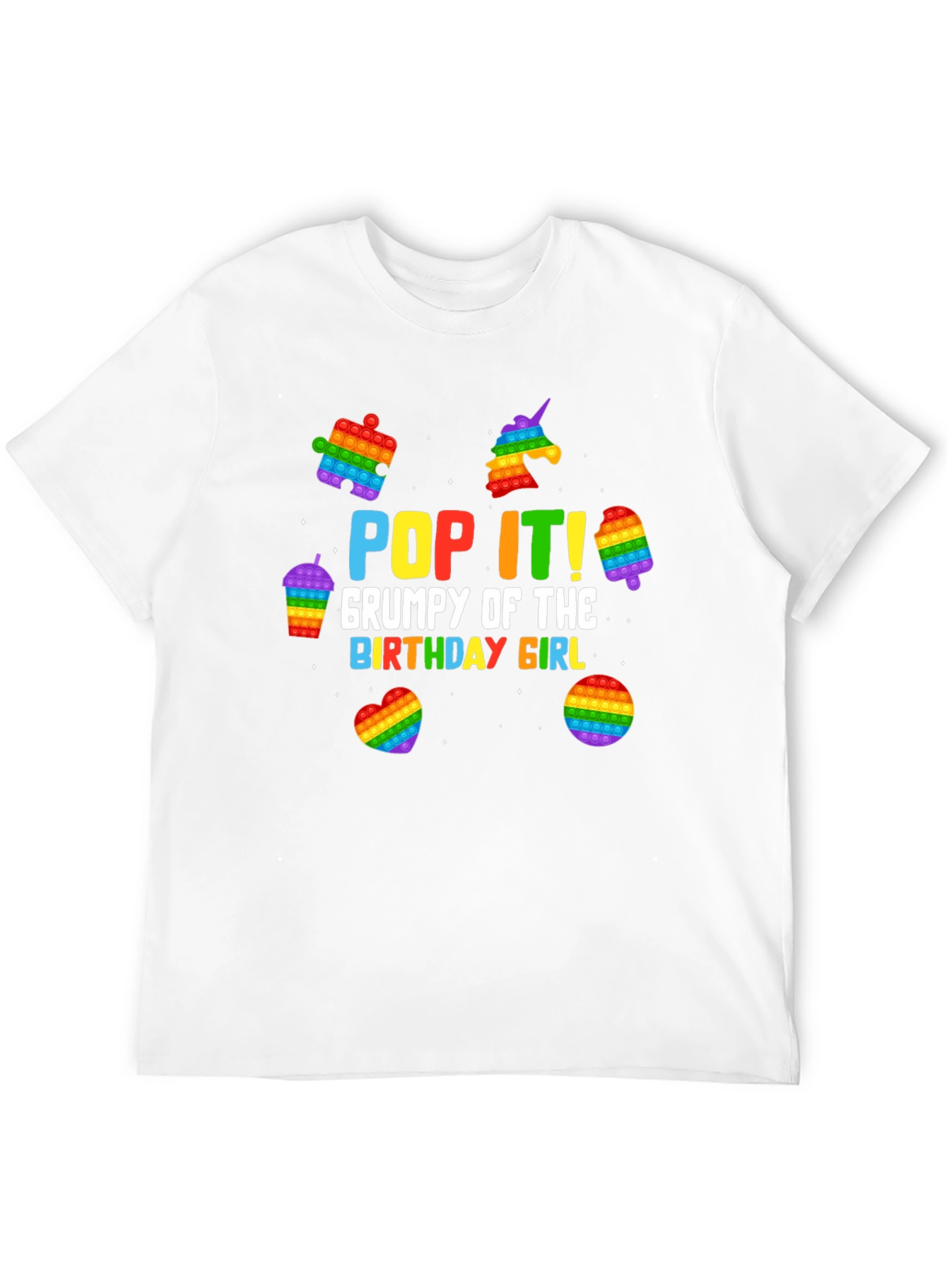 Pop It Birthday Girl Graphic Tee