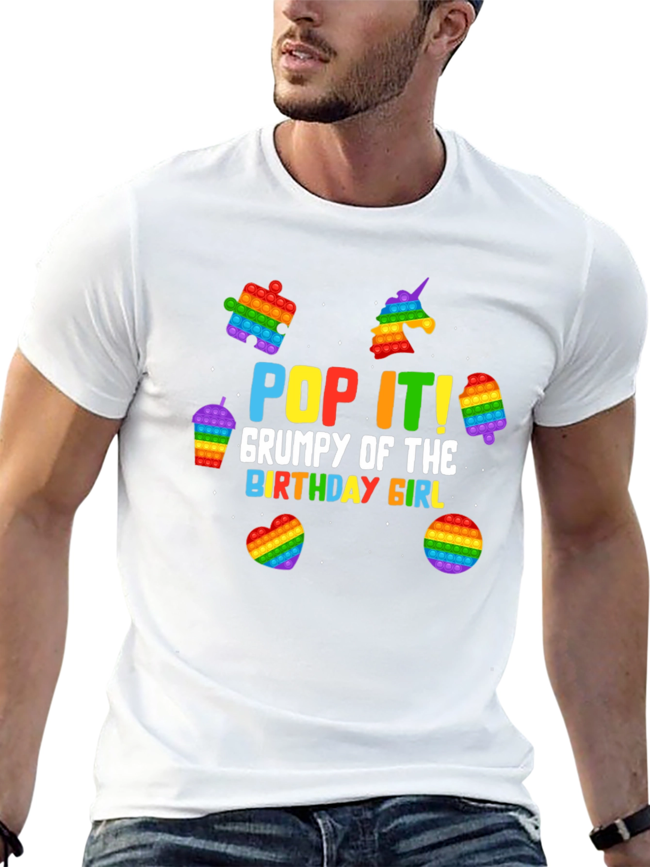 Pop It Birthday Girl Graphic Tee