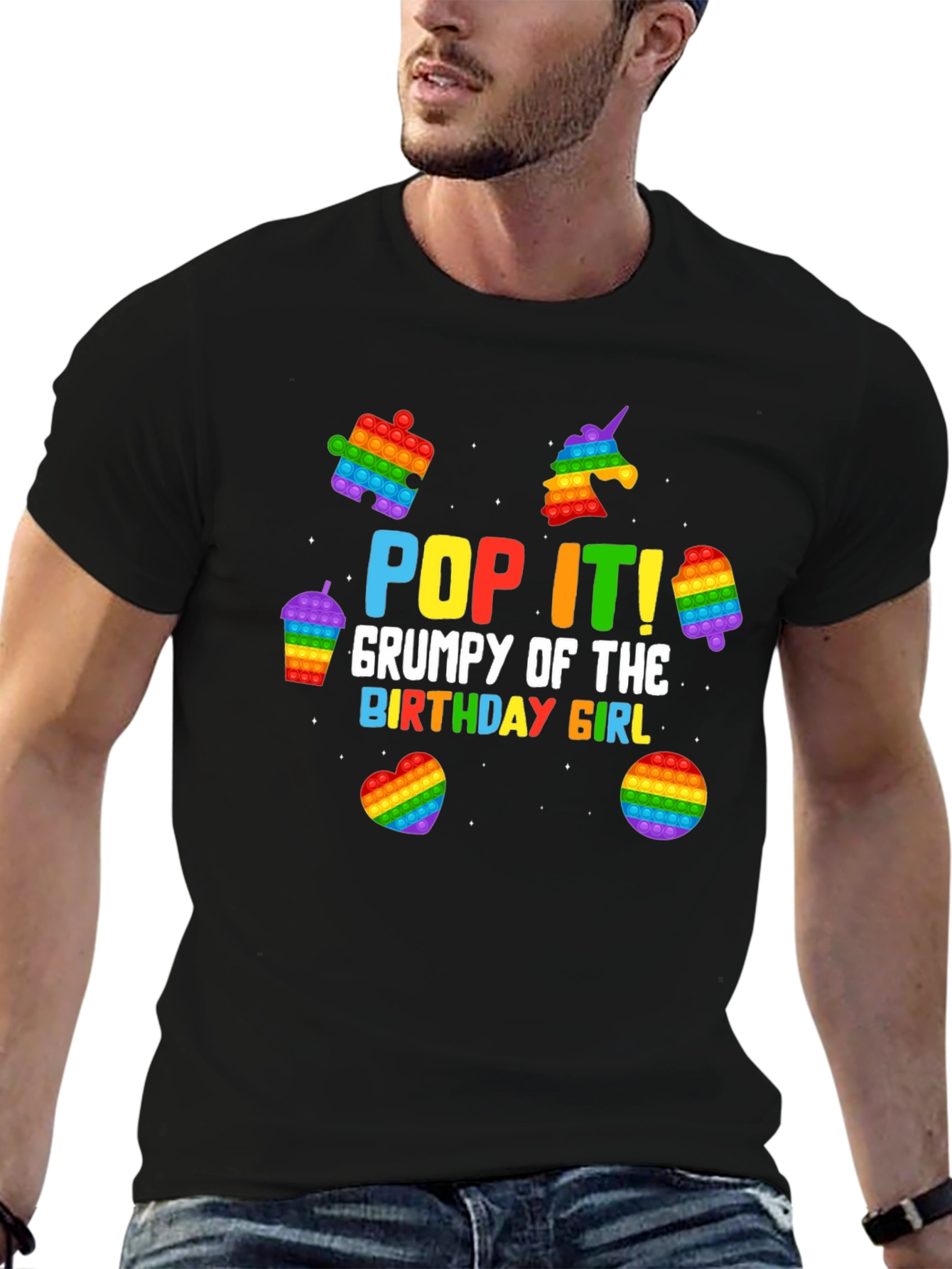 Pop It Birthday Girl Graphic Tee