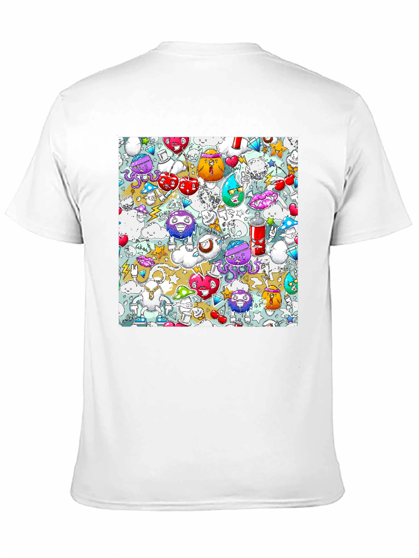 Doodle Cartoon T-Shirt Unique Funky Design