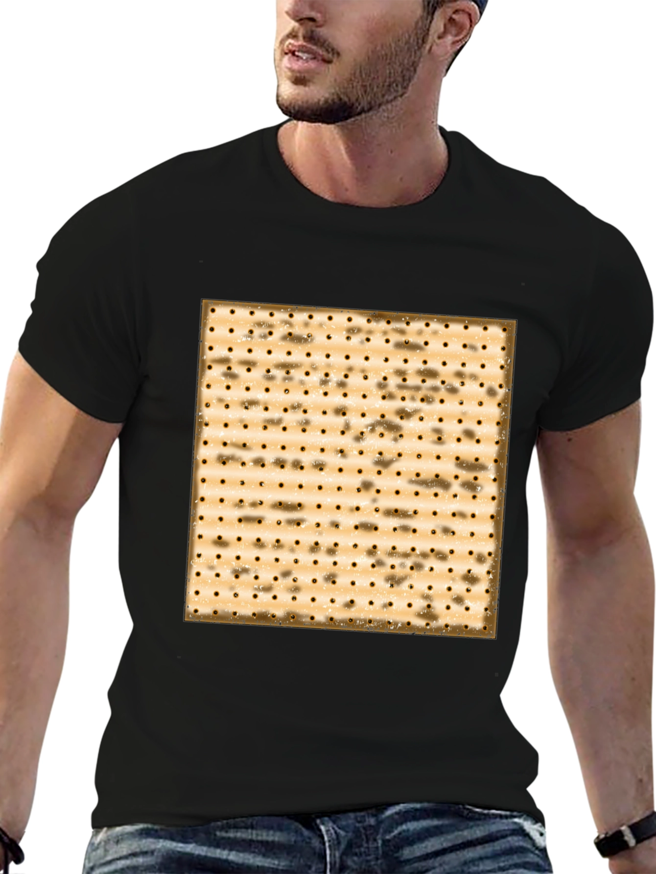 Matzah Pattern T-Shirt - Passover Holiday Tee