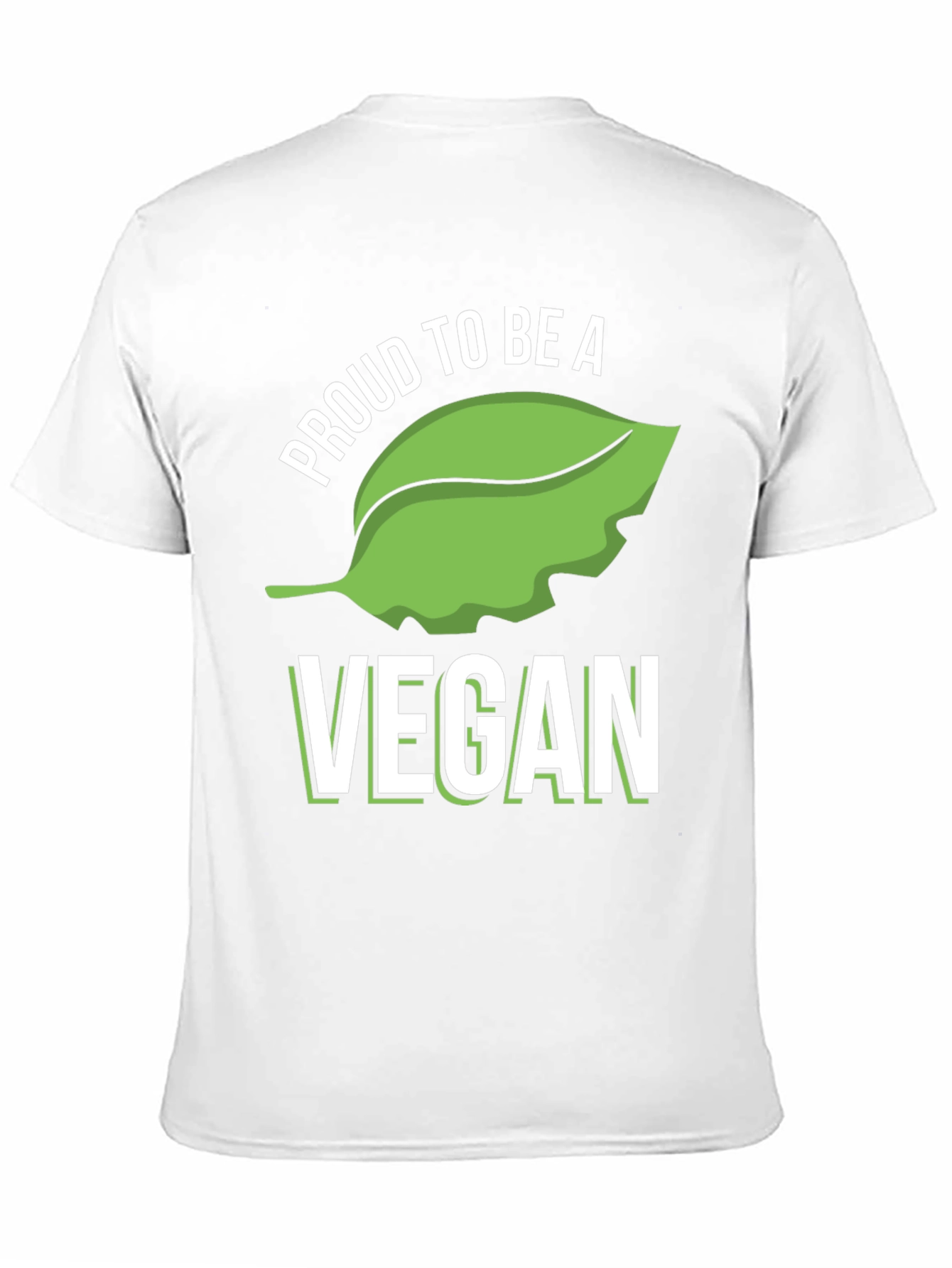 Proud Vegan T-Shirt - Black Cotton Blend