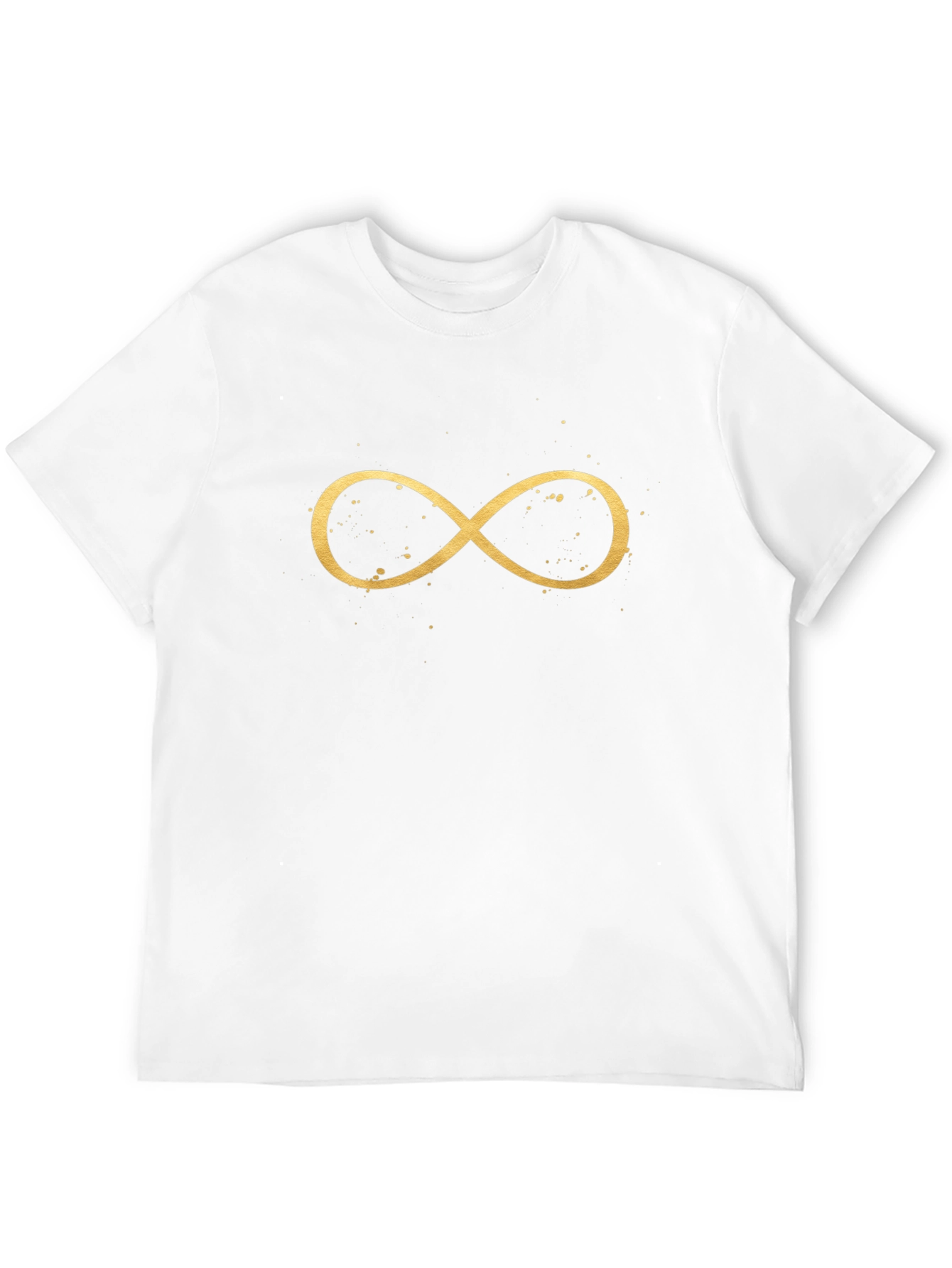 Infinity Symbol Graphic Tee - Classic Black Cotton