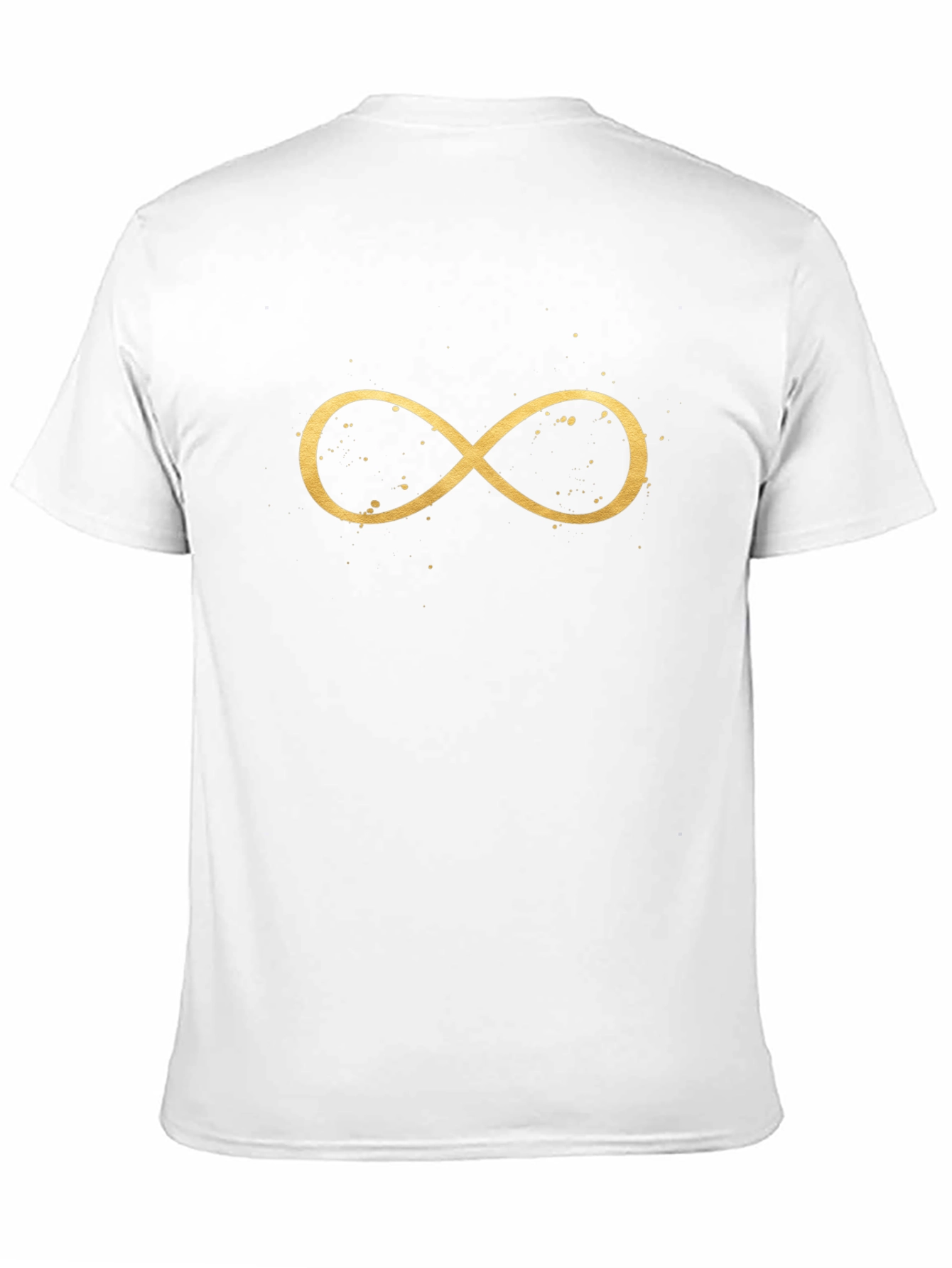 Infinity Symbol Graphic Tee - Classic Black Cotton