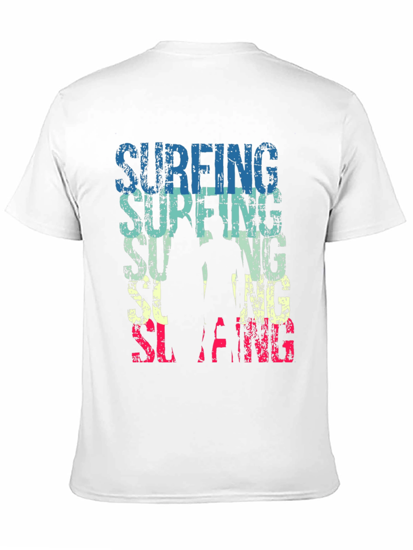 Surfing Graphic Tee - Retro Style