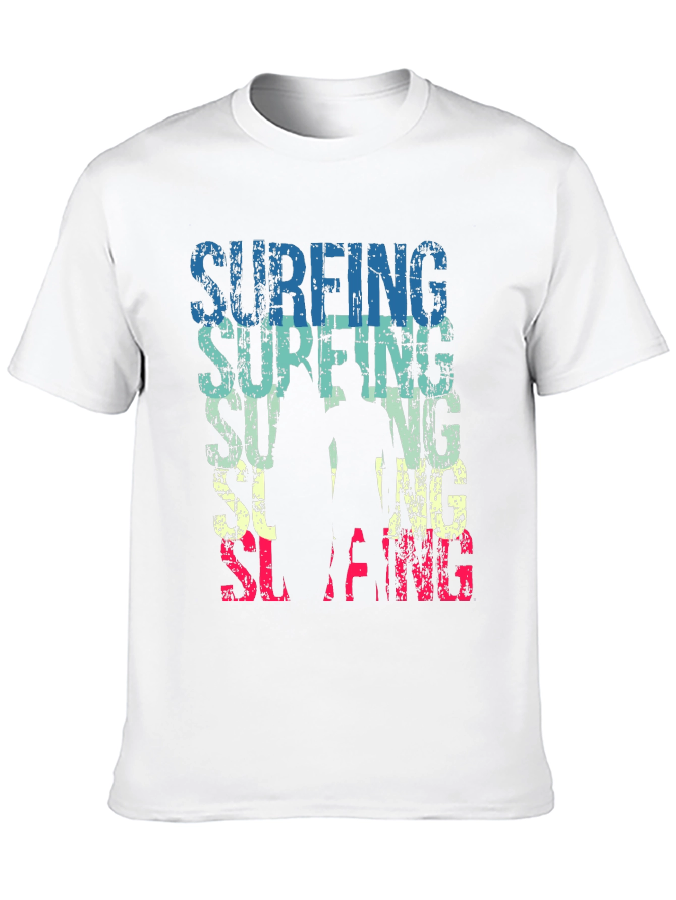 Surfing Graphic Tee - Retro Style