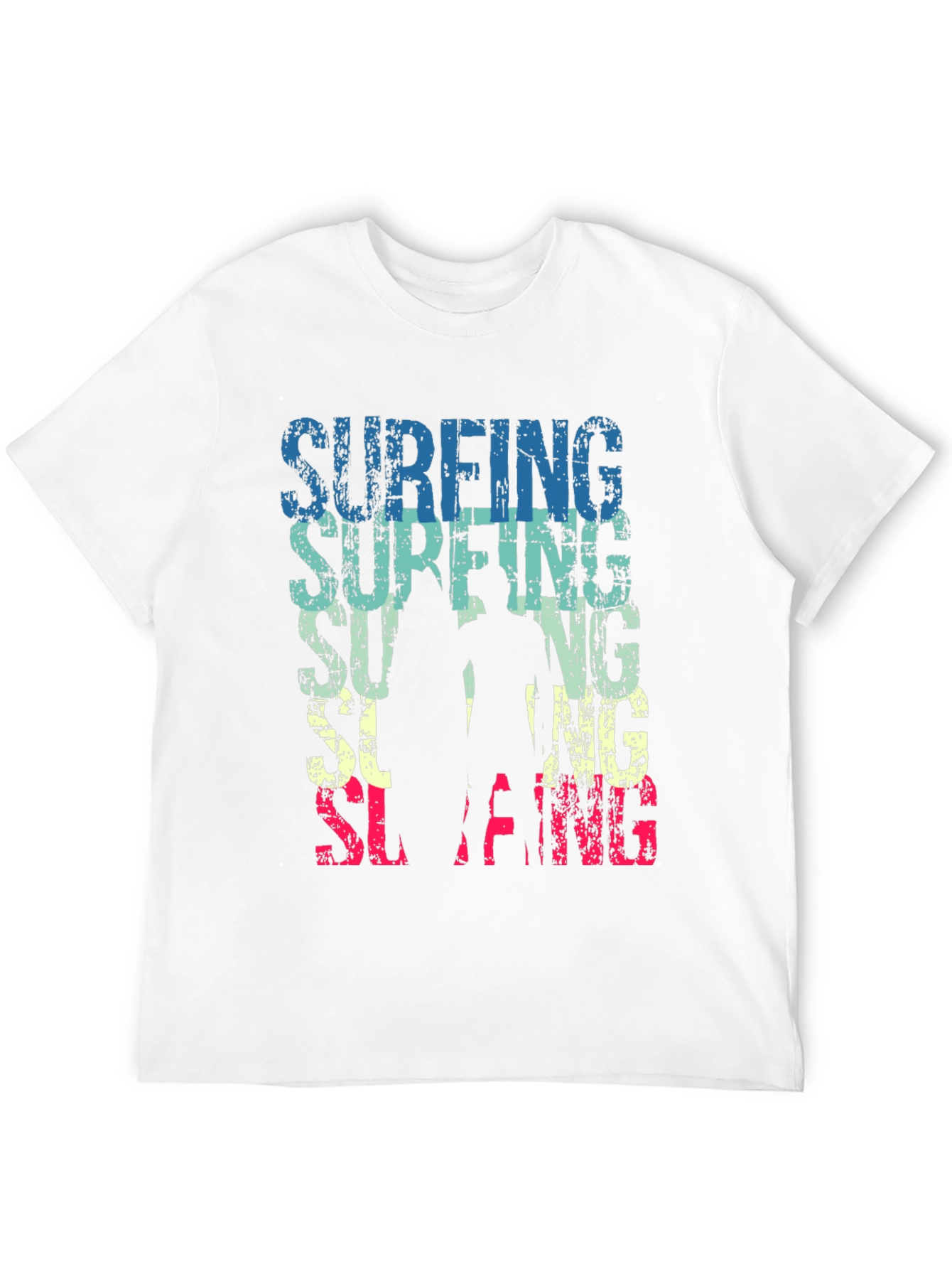 Surfing Graphic Tee - Retro Style