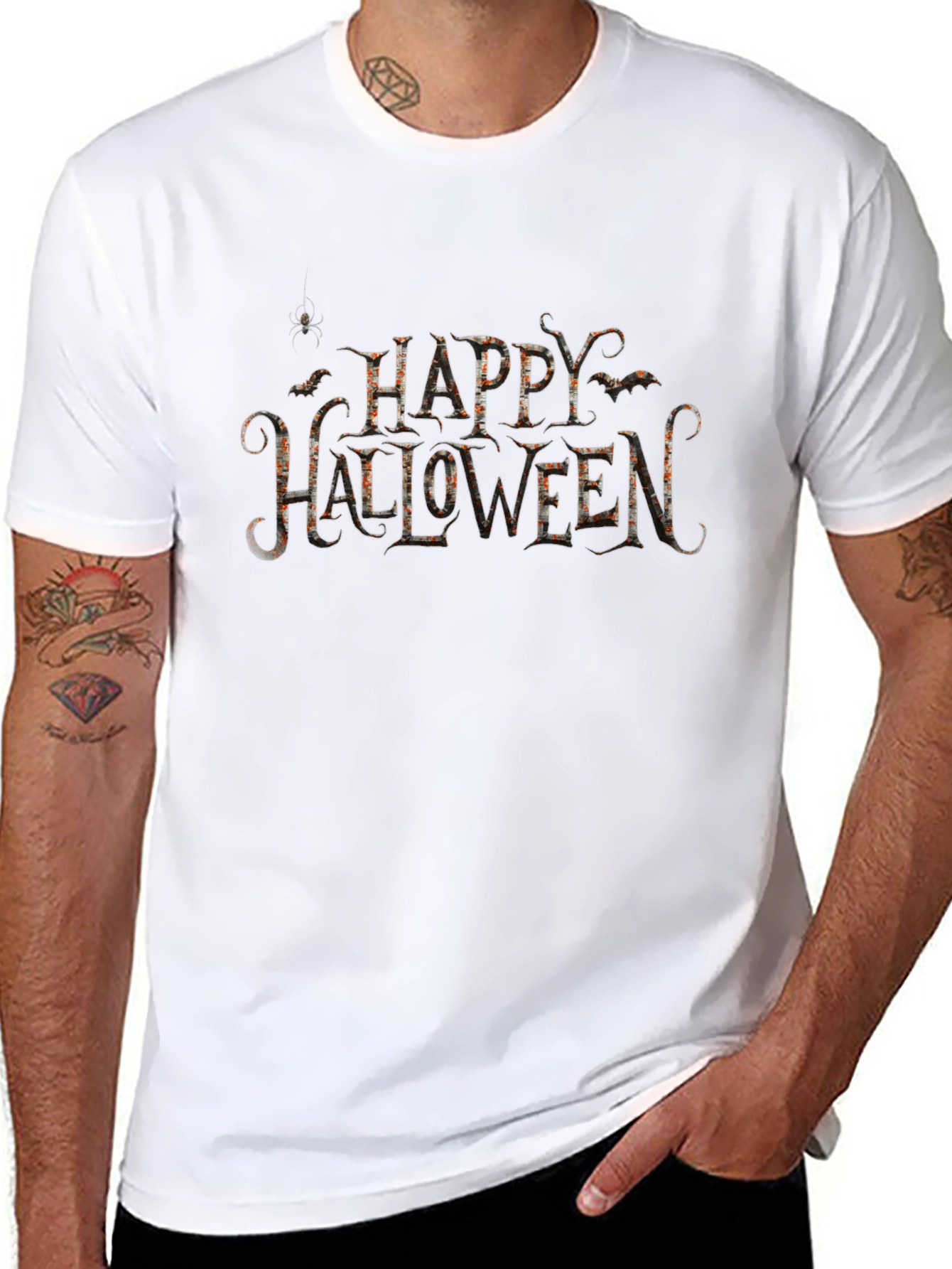 Happy Halloween Graphic Tee - Spooky Season Shirt