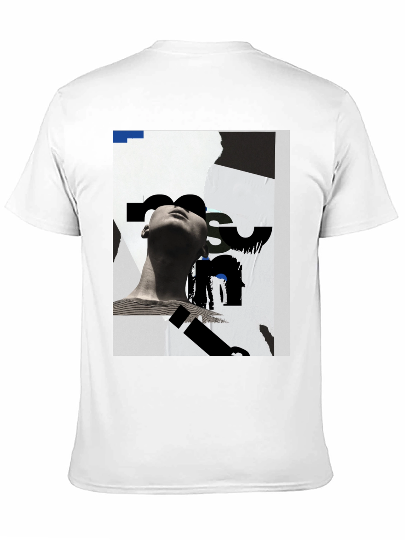 Abstract Graphic Black T-Shirt - Modern Art Tee